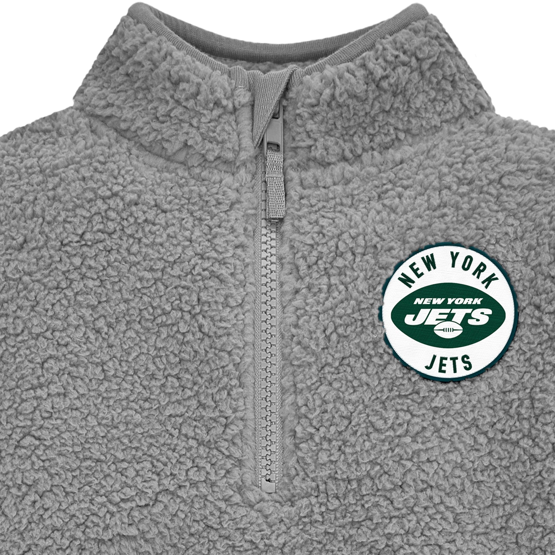 Infant & Toddler New York Jets 1/4 Zip Sherpa Top