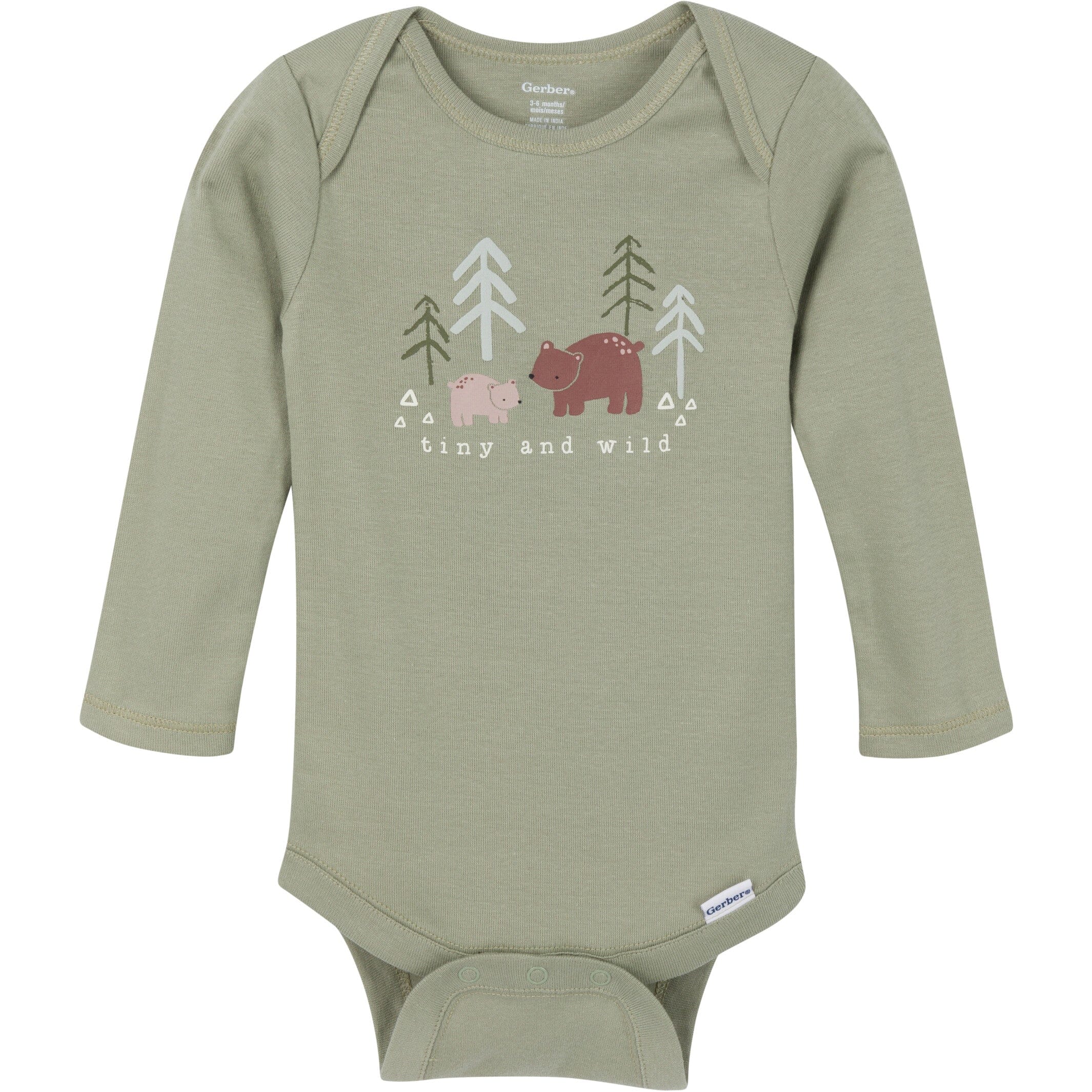 3-Pack Baby Boys Tiny & Wild Onesies Bodysuits