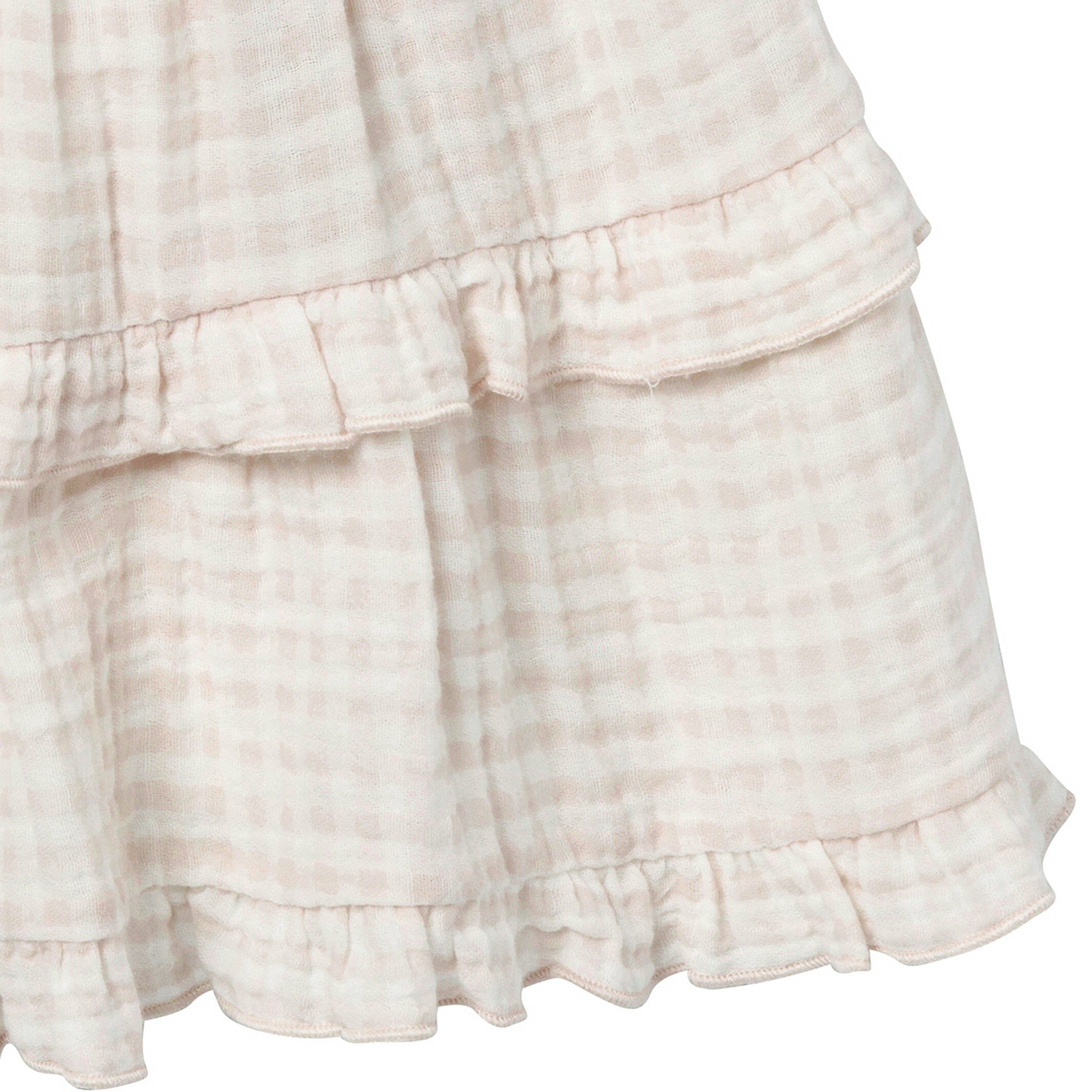 Mommy & Me Tan Gingham Gauze Dresses Bundle