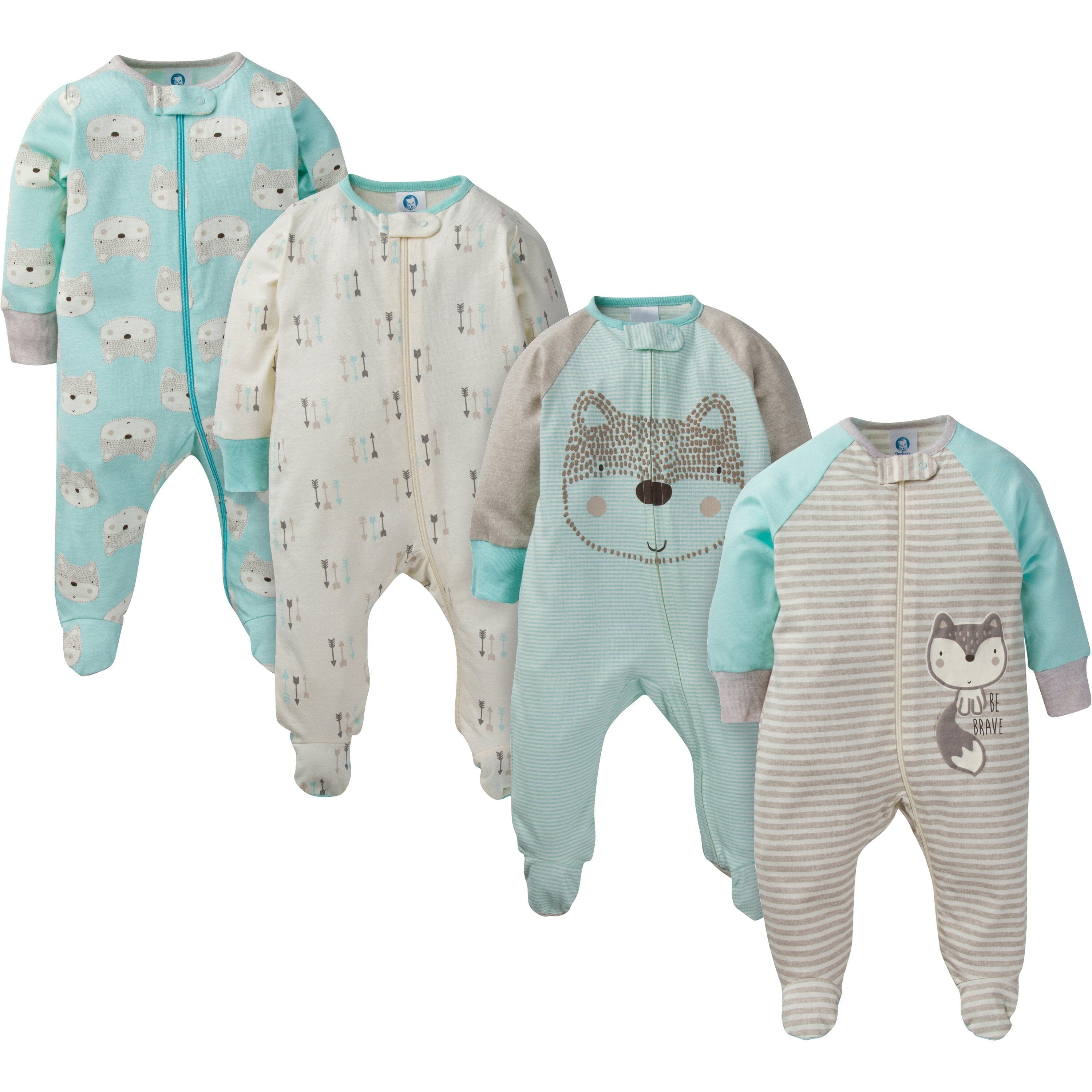 4-Pack Baby Boys Fox Sleep 'N Plays