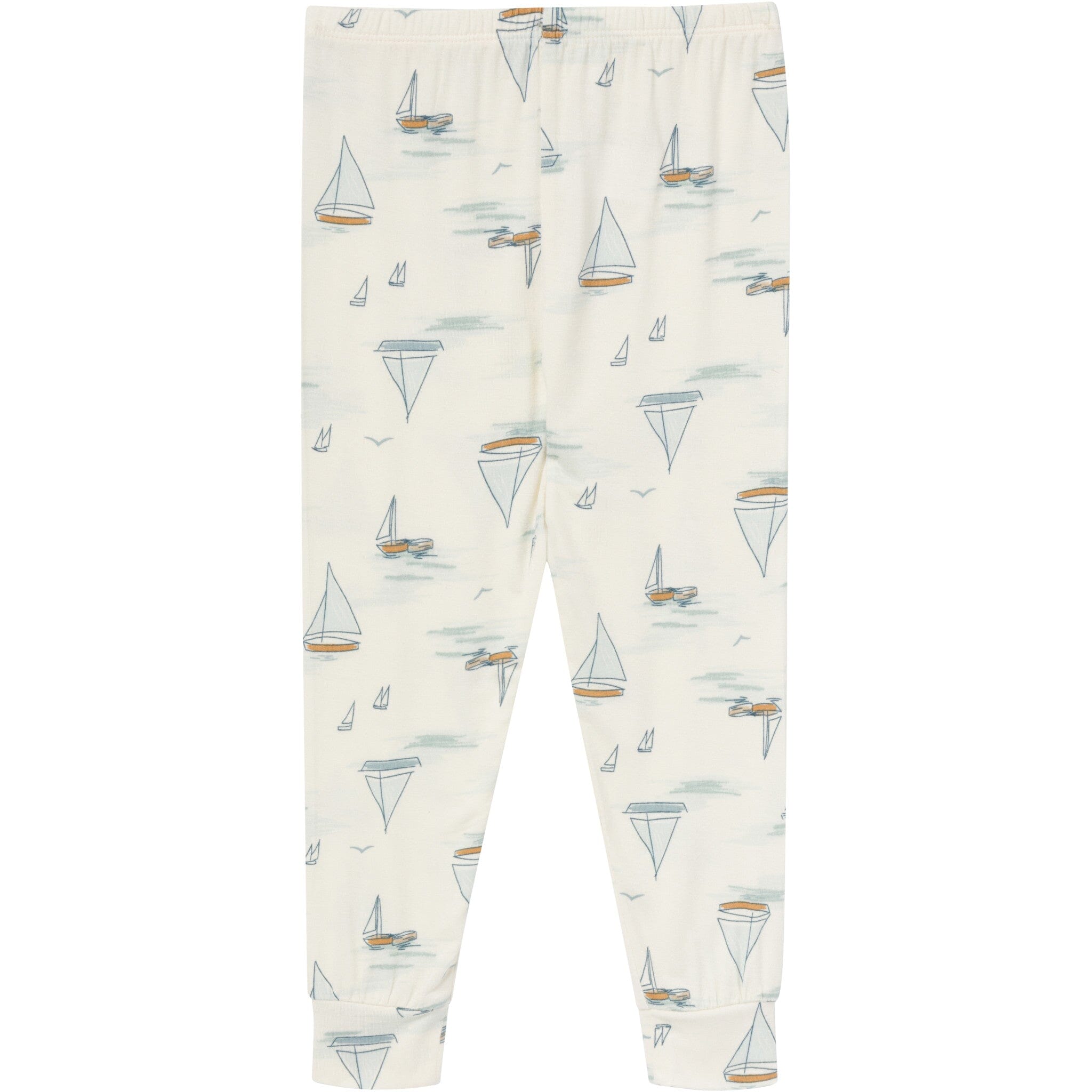 4-Piece Baby & Toddler Boys Ivory Sailing Tight Fitting Pajamas Set