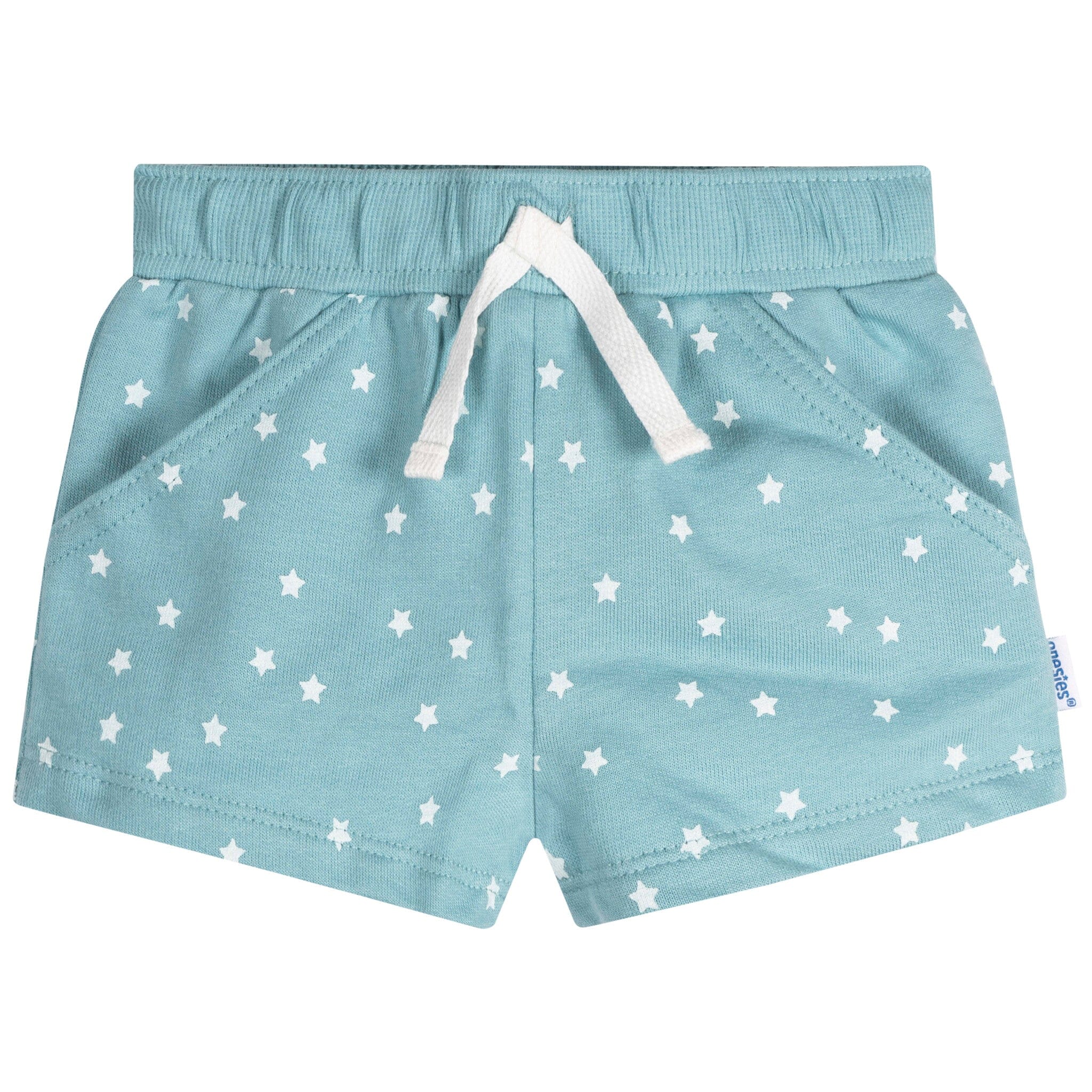 3-Pack Baby Neutral Stars Shorts