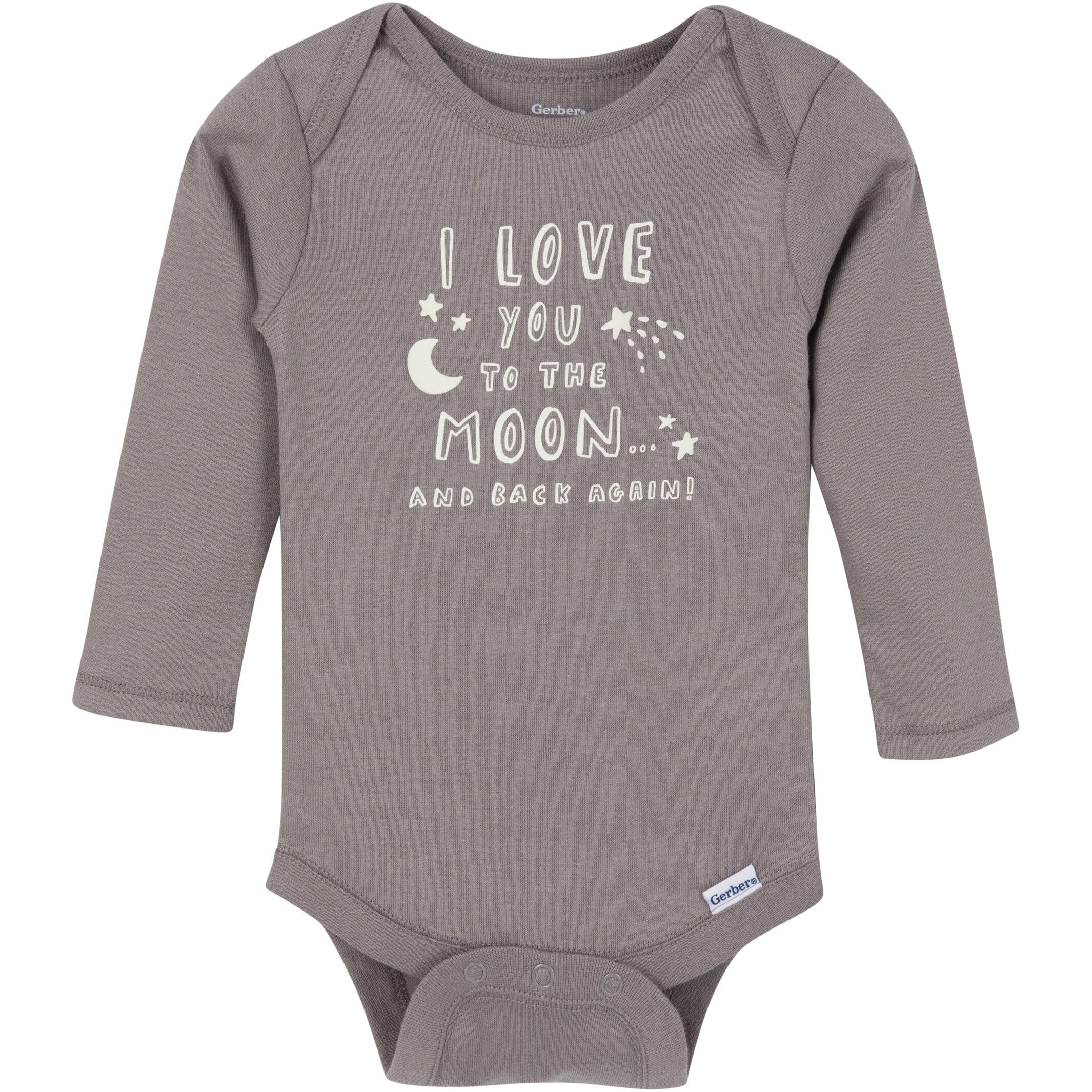 3-Pack Baby Neutral To The Moon and Back Onesies Bodysuits