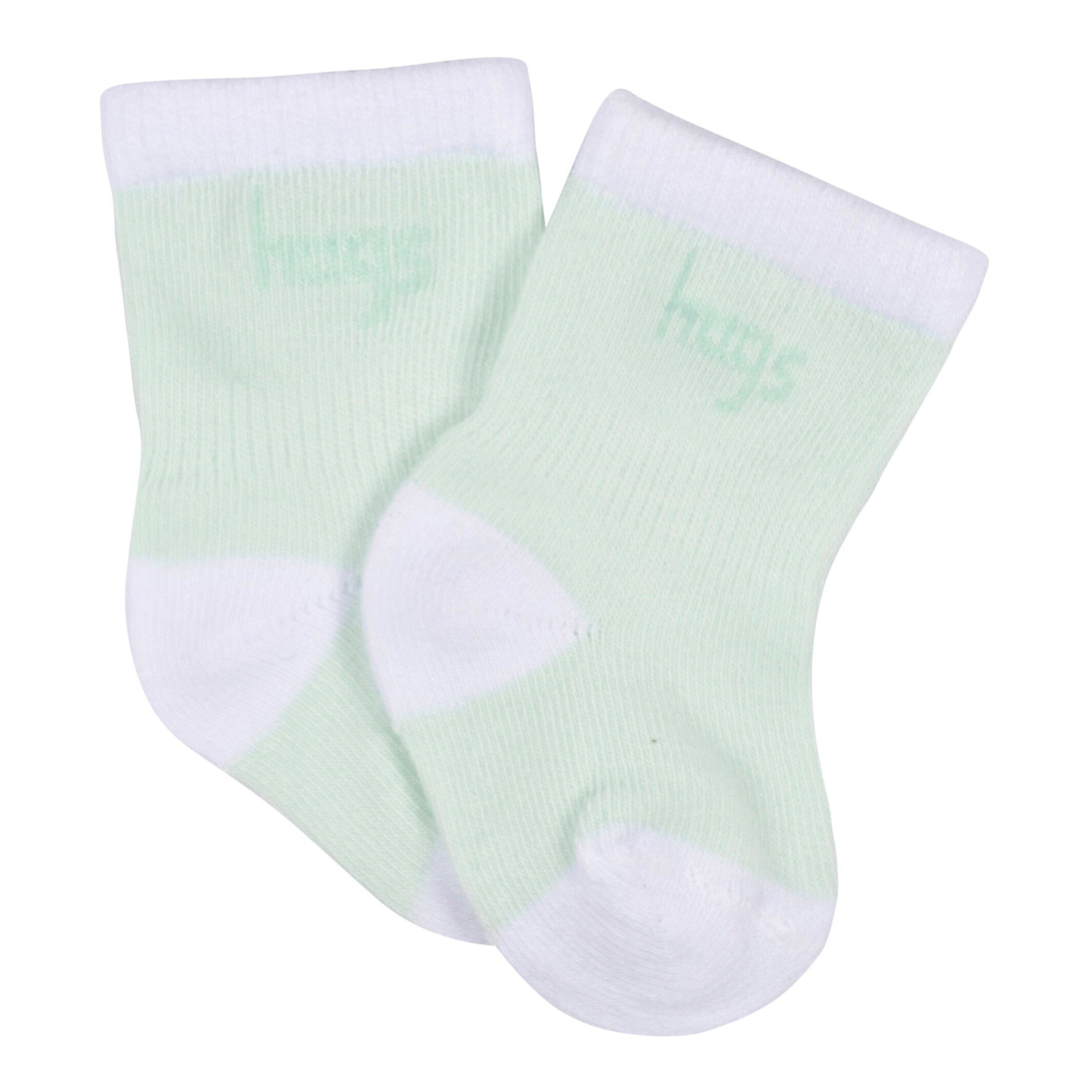 6-Pack Baby Neutral Vegetables Wiggle Proof Socks