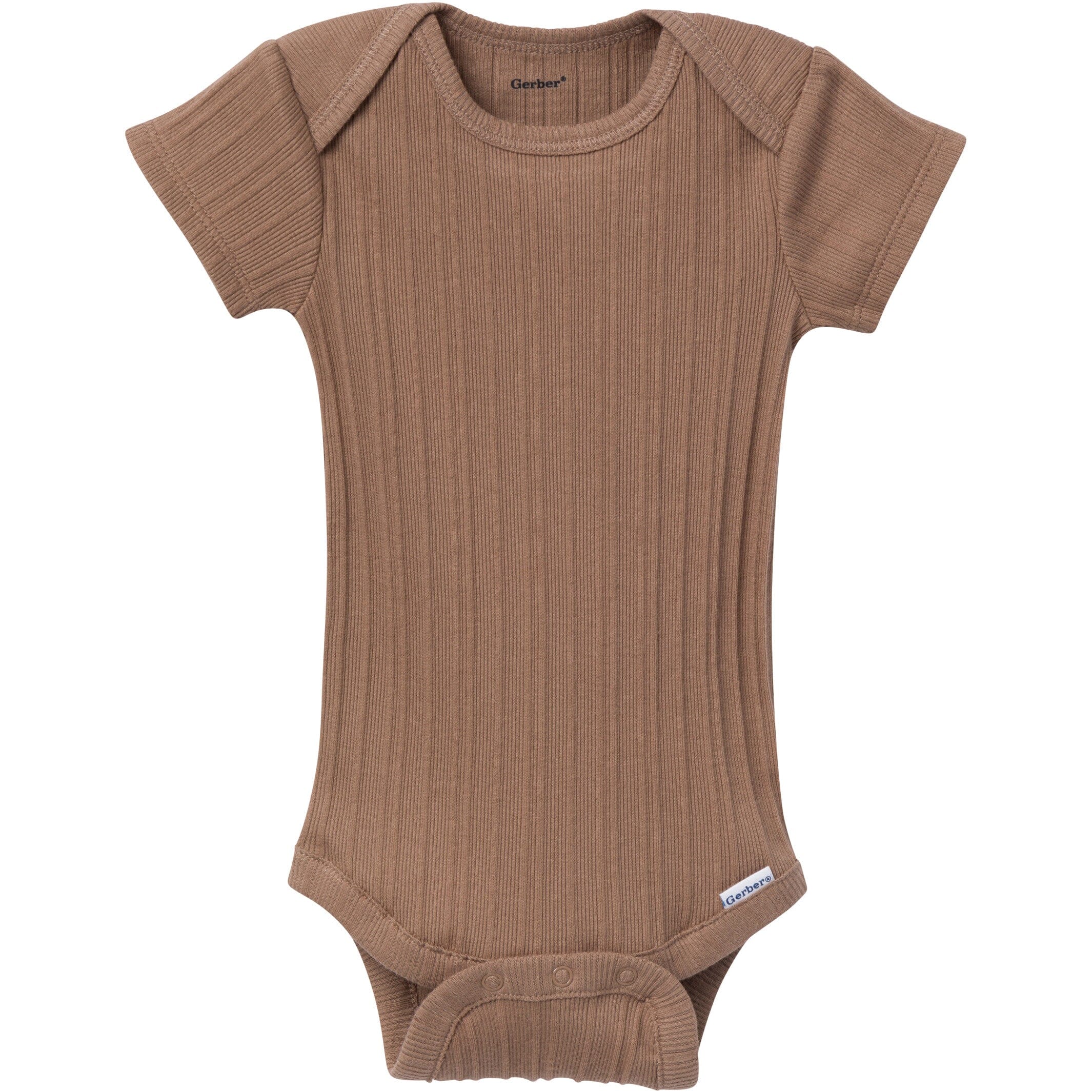 6-Pack Baby Neutral Tan Little Apples Onesies Bodysuits