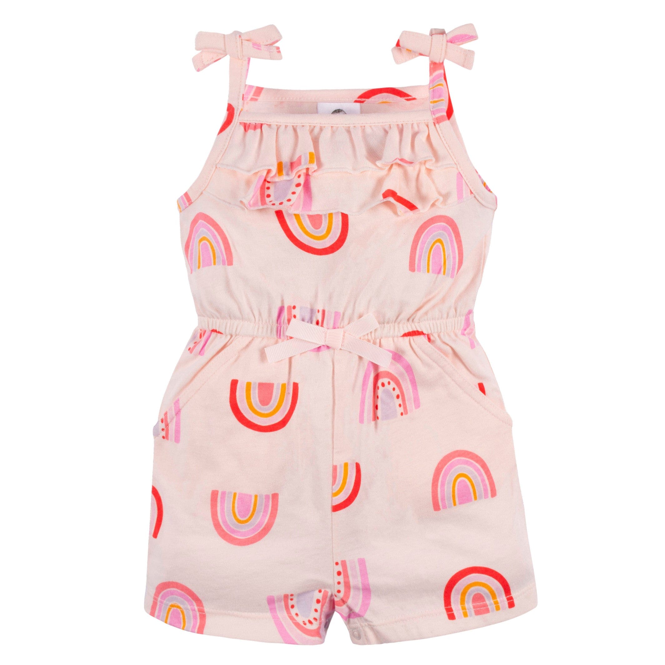 2-Pack Baby & Toddler Girls Rainbow Dreams Tank Rompers