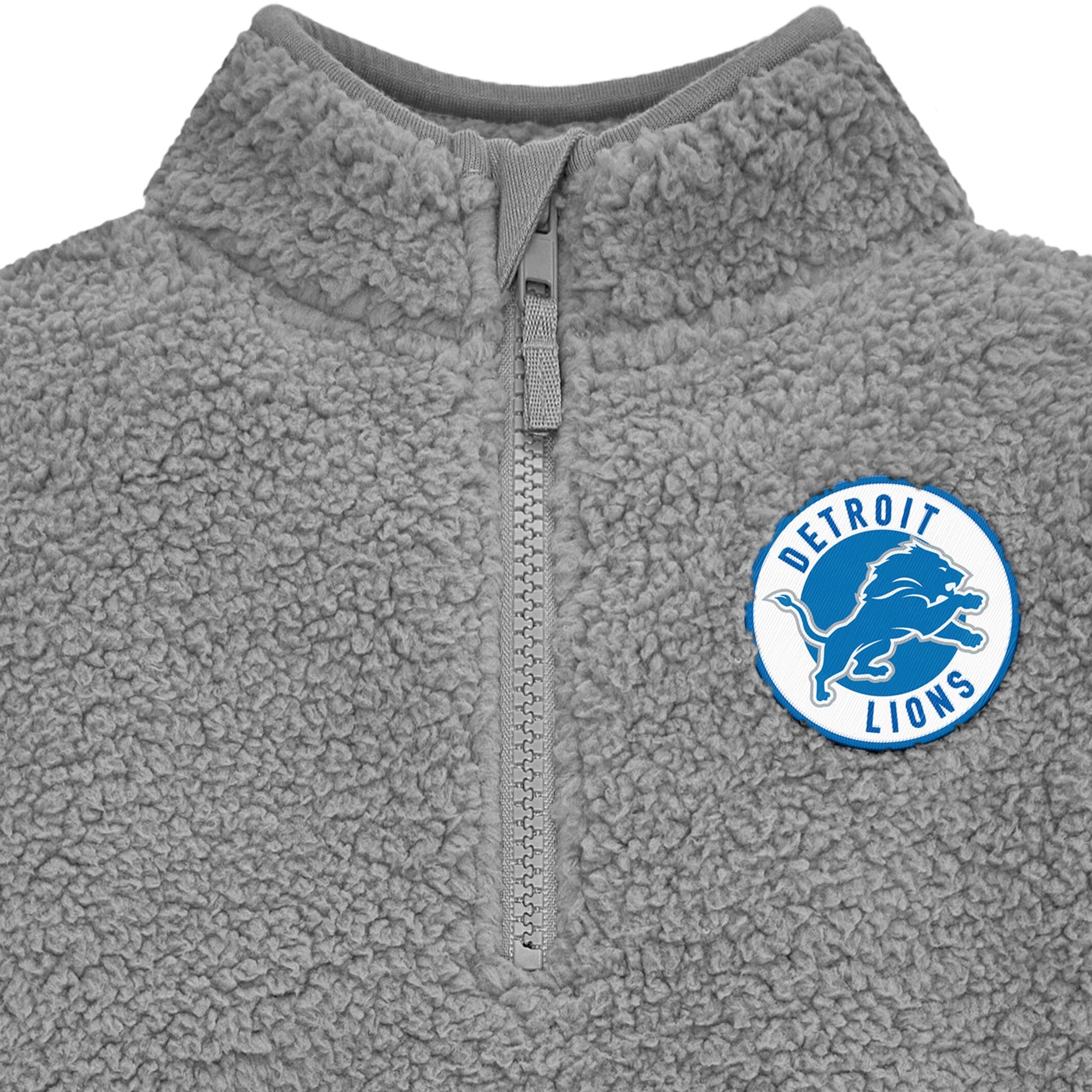 Infant & Toddler Detroit Lions 1/4 Zip Sherpa Top