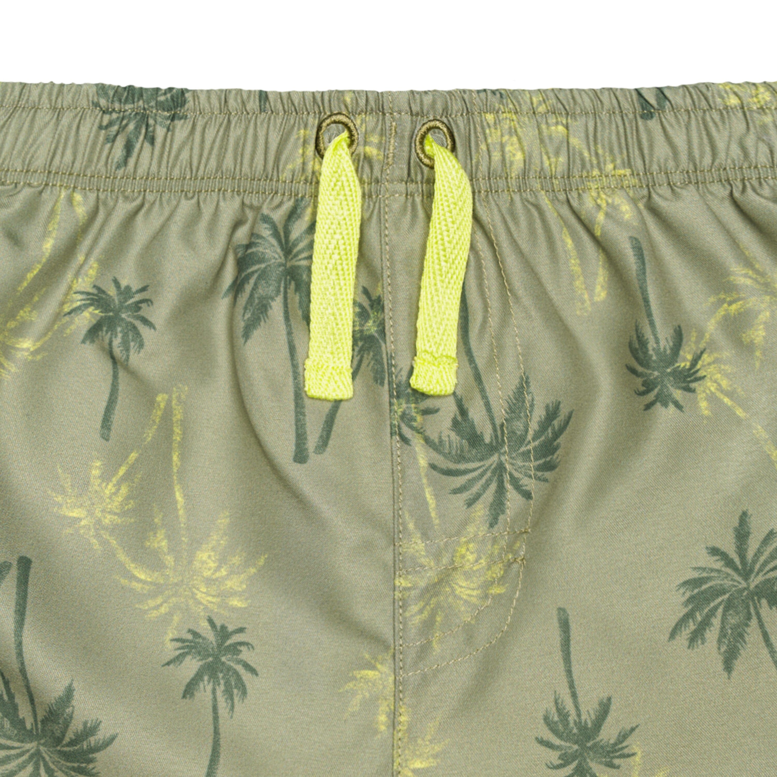 2-Pack Baby & Toddler Boys UPF 50+ Palm Tree Swim Trunks