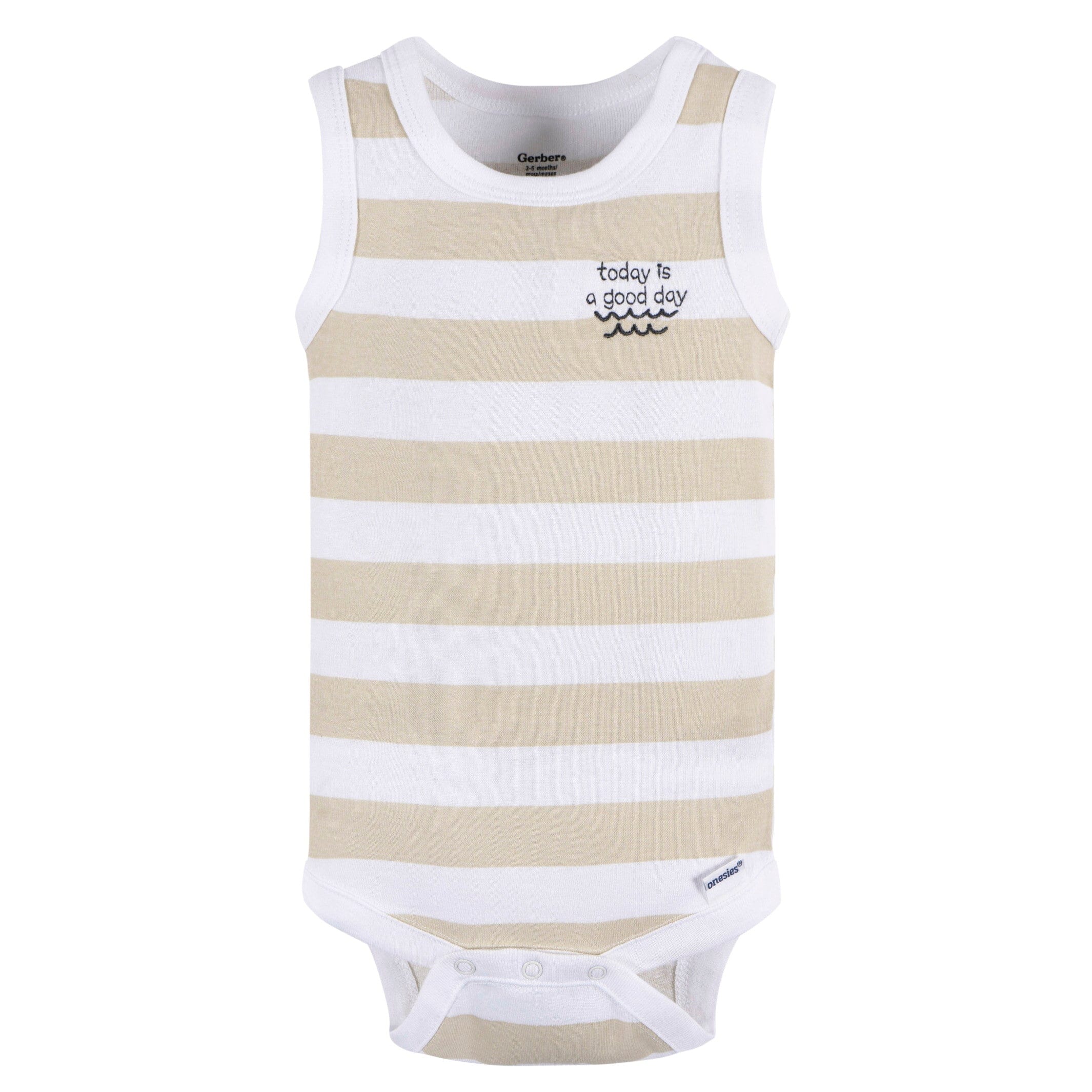 4-Pack Baby Boys Coastal Sleeveless Onesies Bodysuits