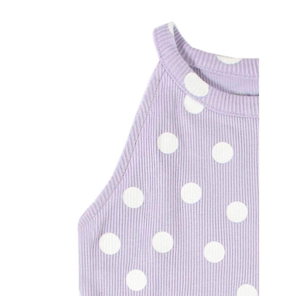 Infant & Toddler Girls Purple Sleeveless Halter Dress