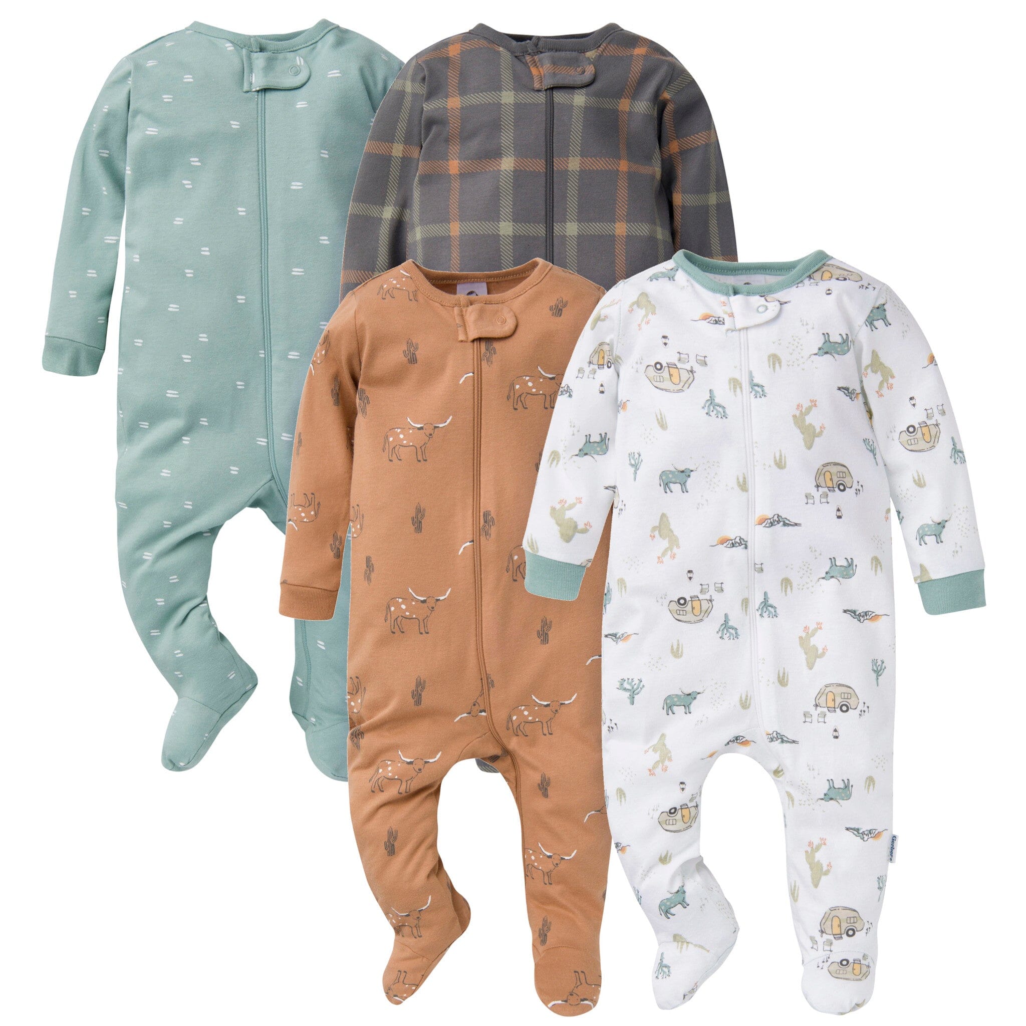 4-Pack Baby Boys Camping Sleep 'N Plays