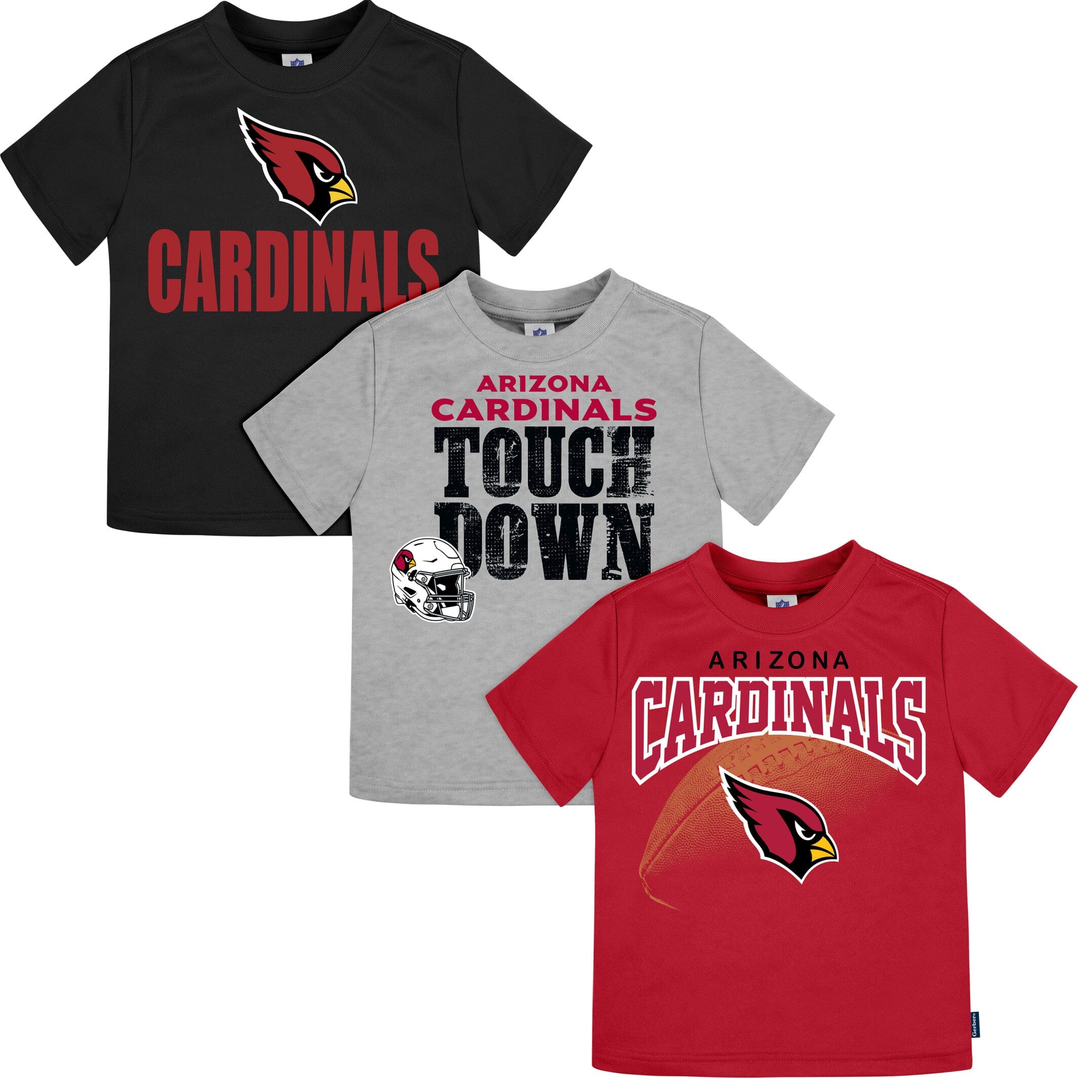 3-Pack Infants & Toddler Boys Cardinals Short Sleeve Tees