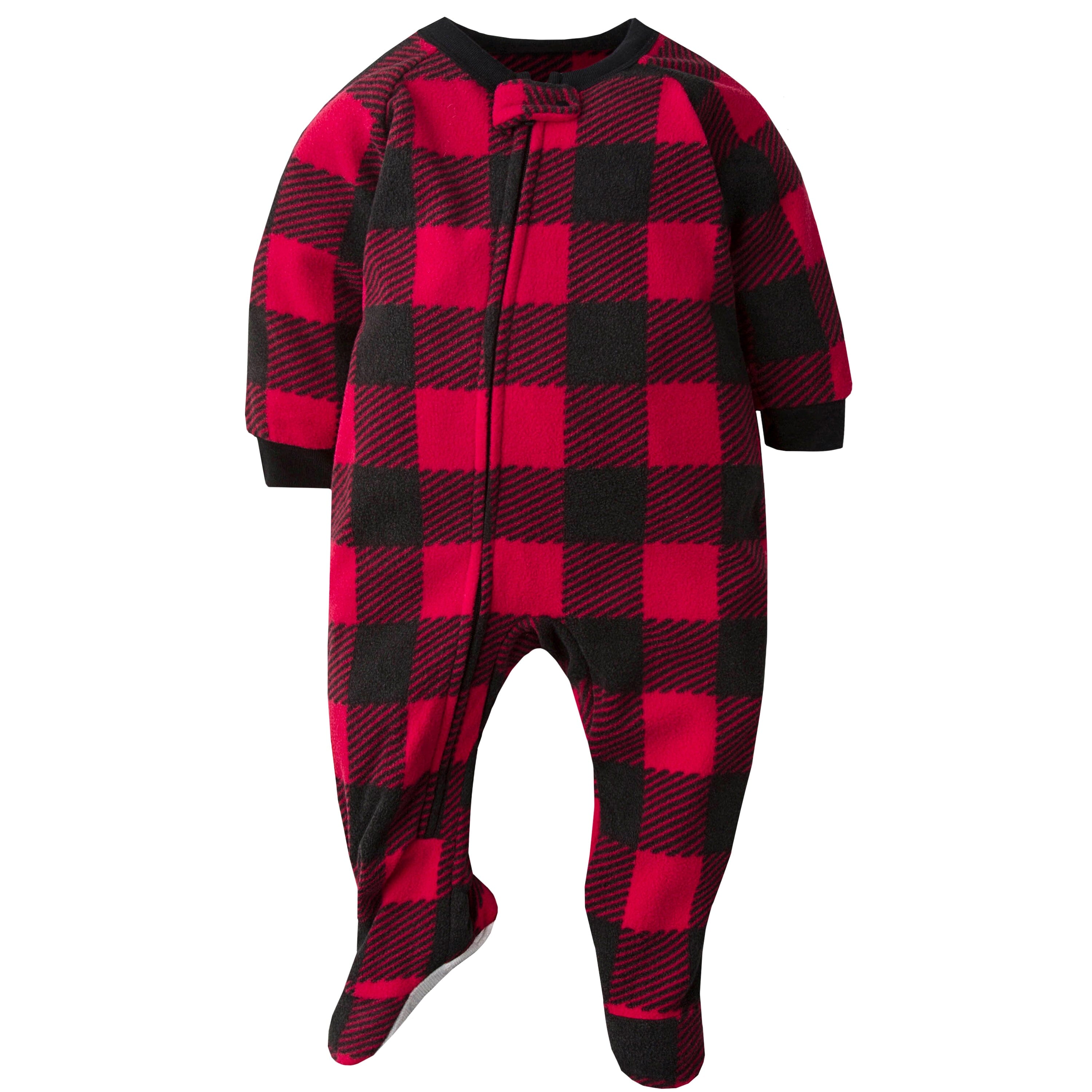 Baby & Toddler Neutral Buffalo Plaid Fleece Pajamas