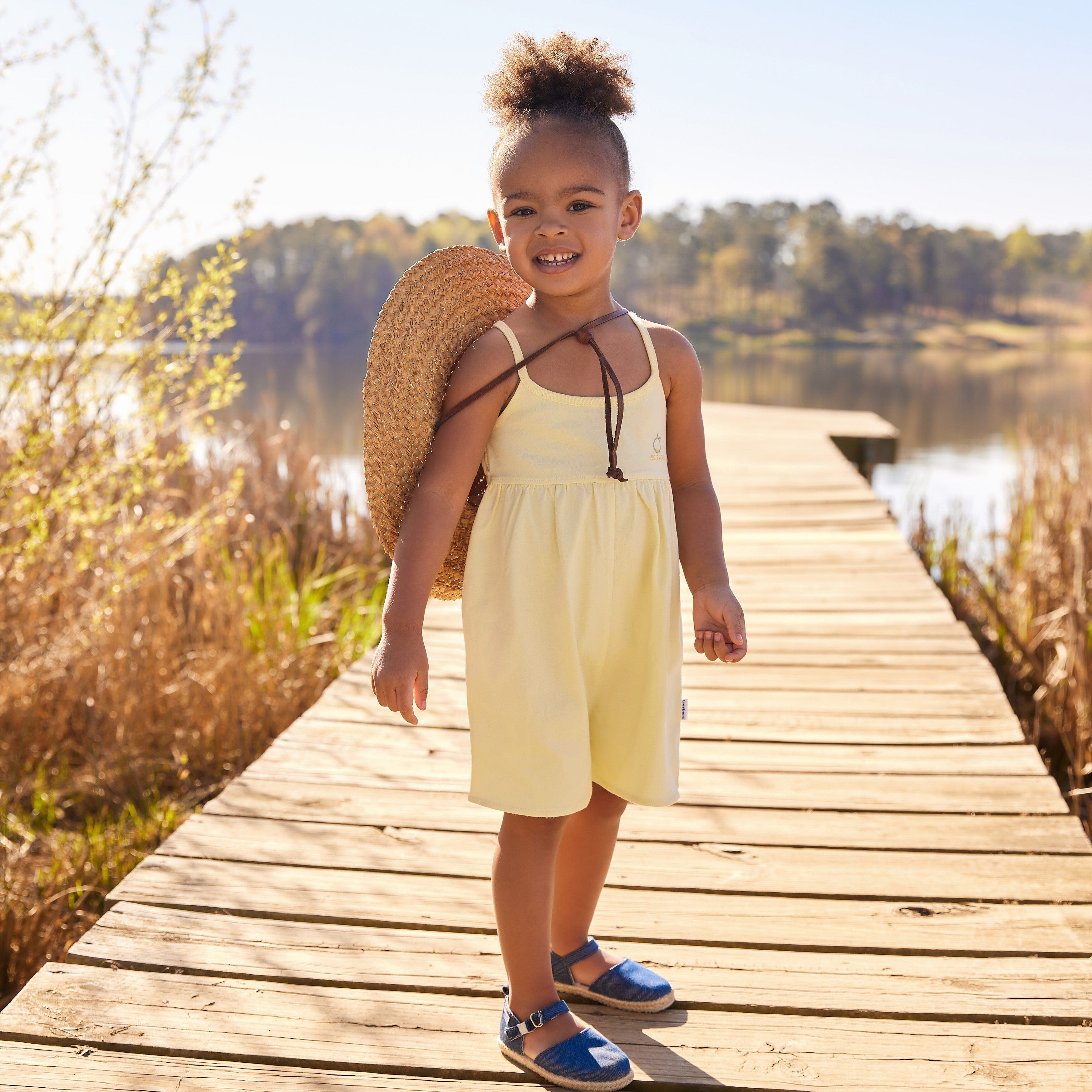 2-Pack Infant and Toddler Girls Yellow & Lemons Rompers