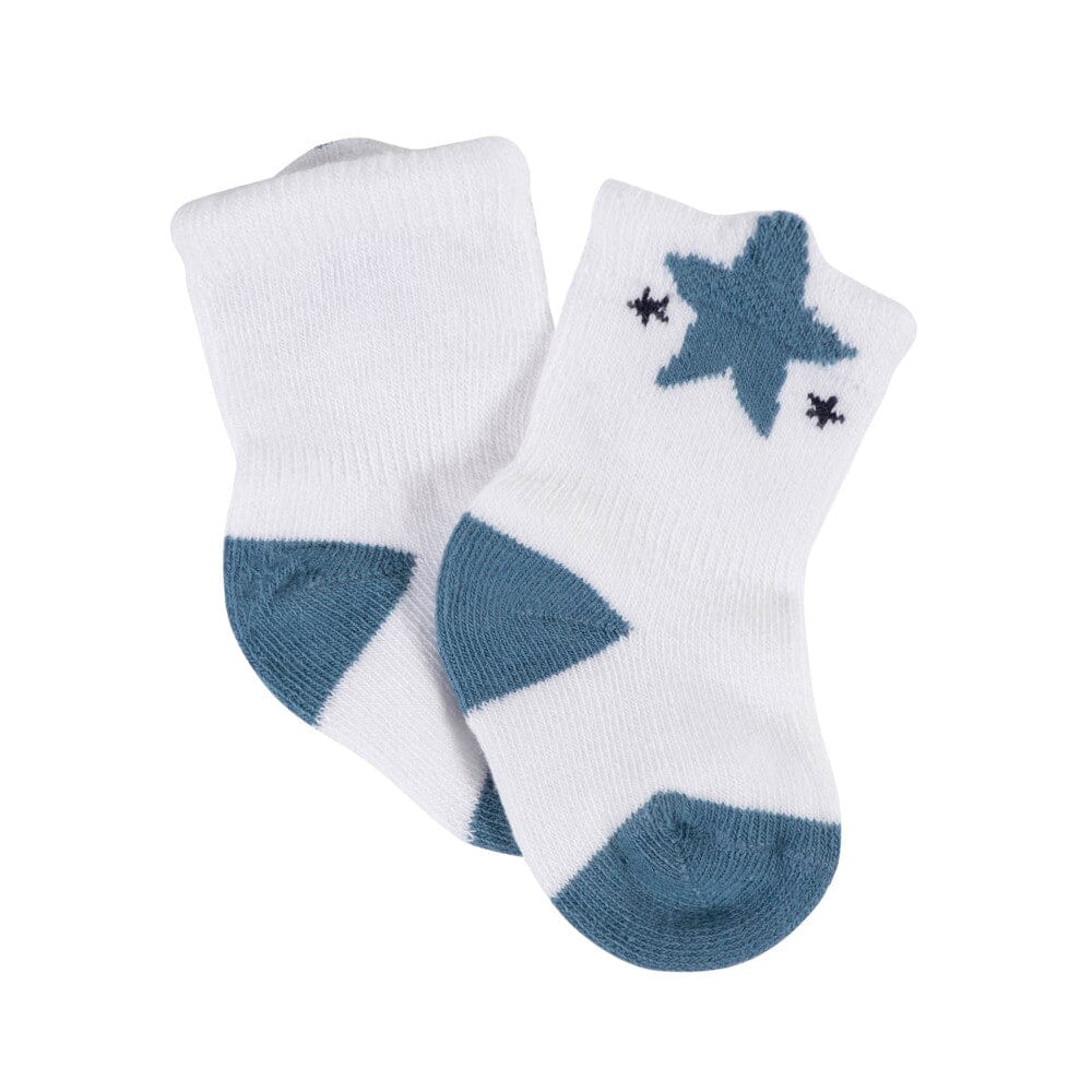 8-Piece Baby Boys Space Wiggle-Proof Socks