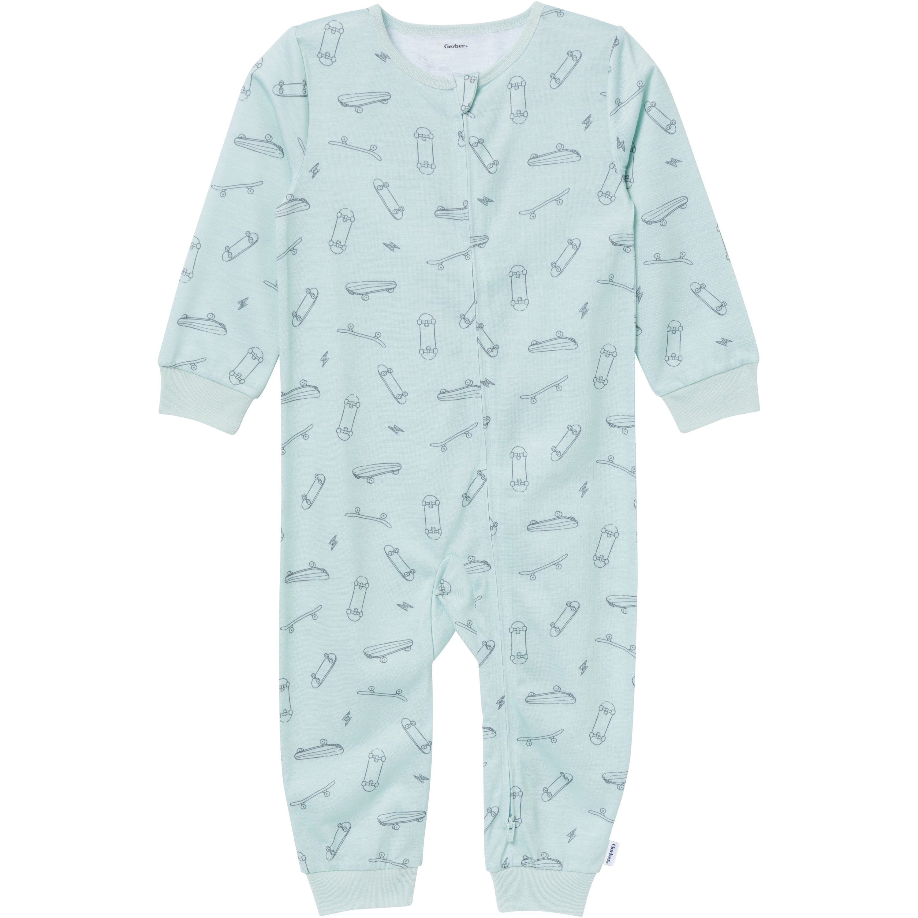 3-Pack Infant & Toddler Boys Skate Footless Pajamas