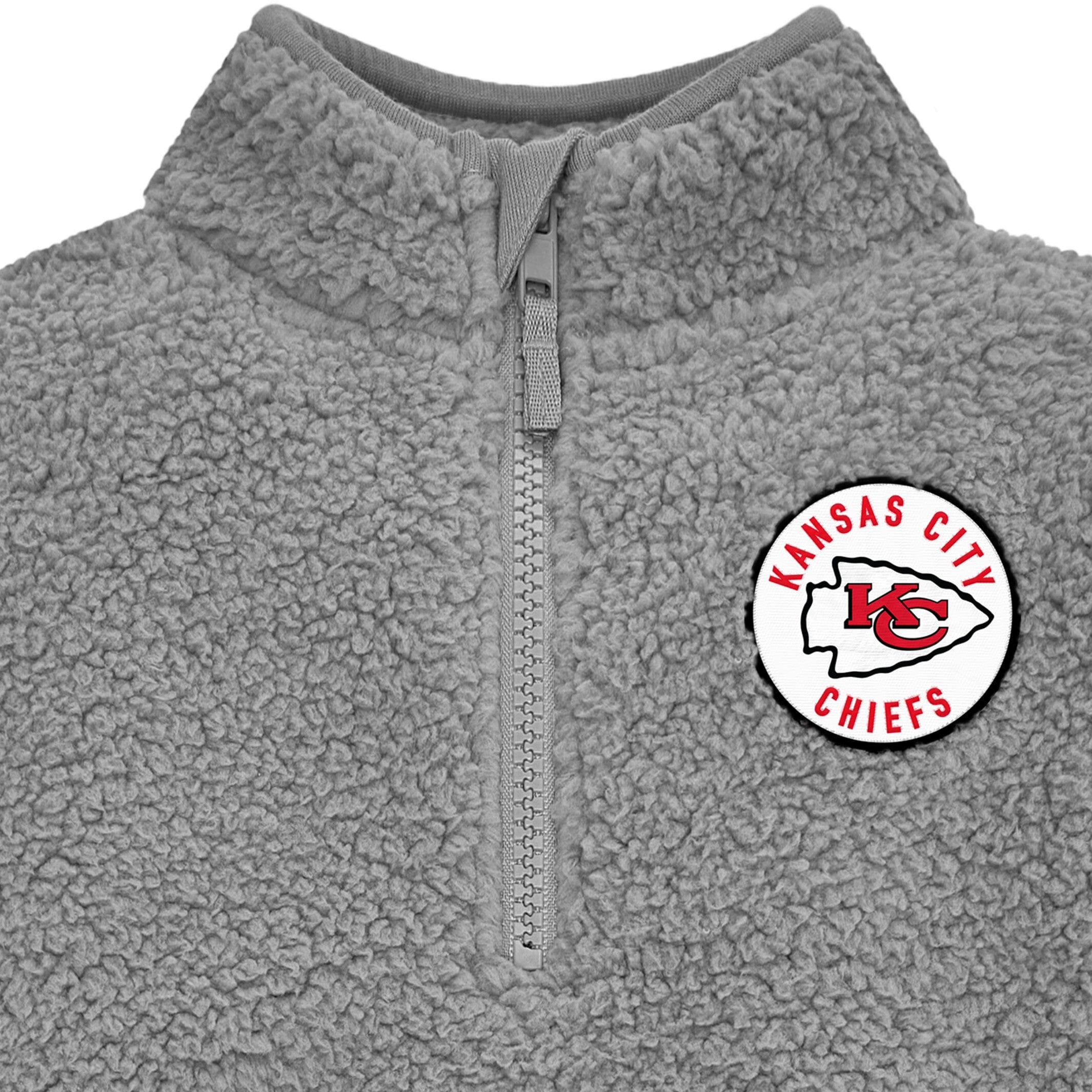 Infant & Toddler Kansas City Chiefs 1/4 Zip Sherpa Top