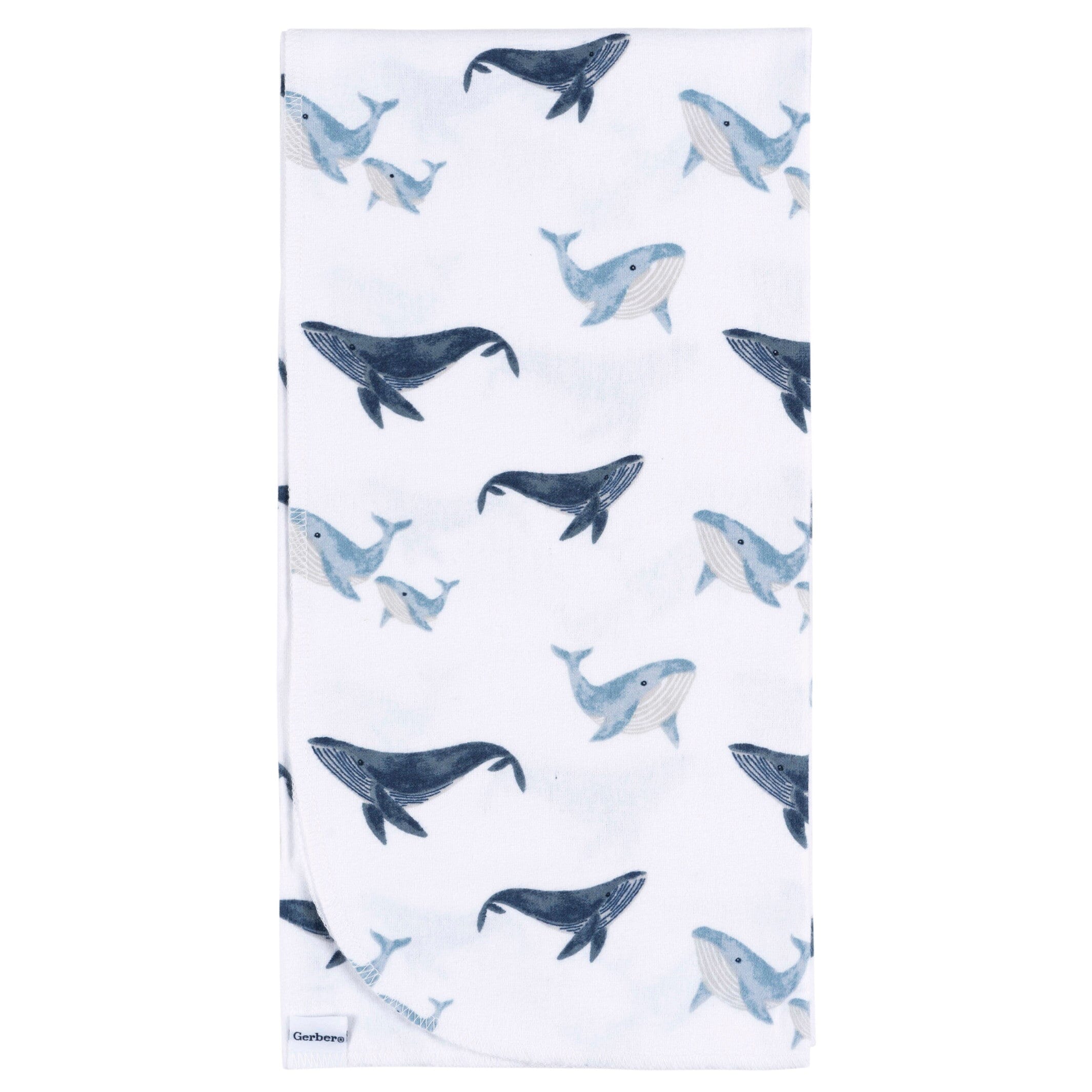 4-Pack Baby Boys Coastal Calm Flannel Blankets