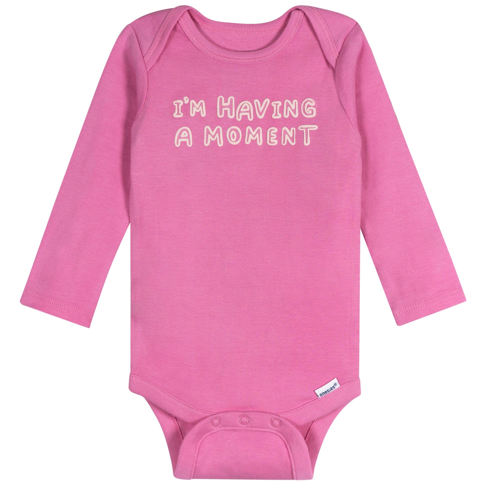 6-Pack Baby Girls Pears Long Sleeve Onesies Bodysuits