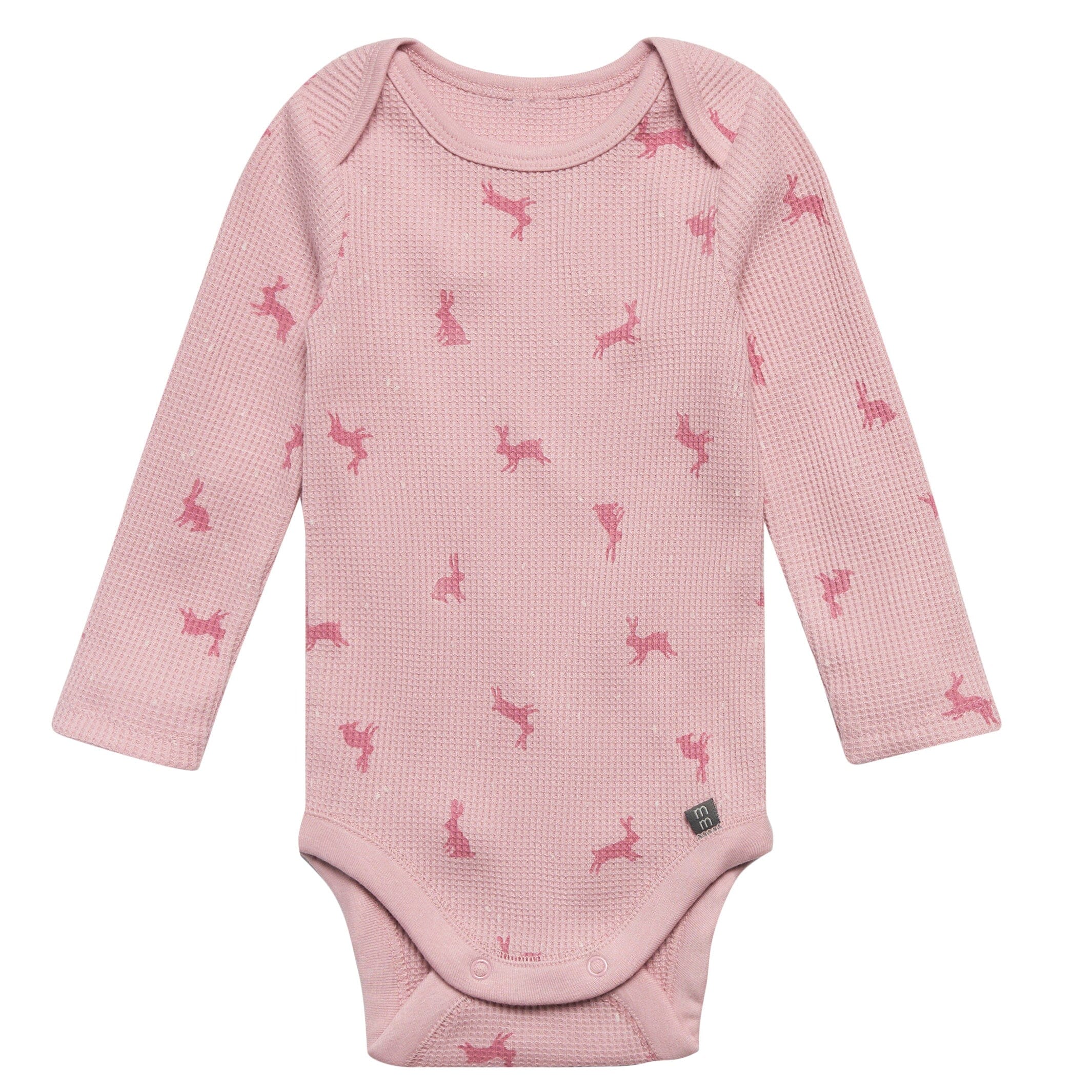 2-Piece Baby Girls Pink Bunnies Bodysuit and Pant Set