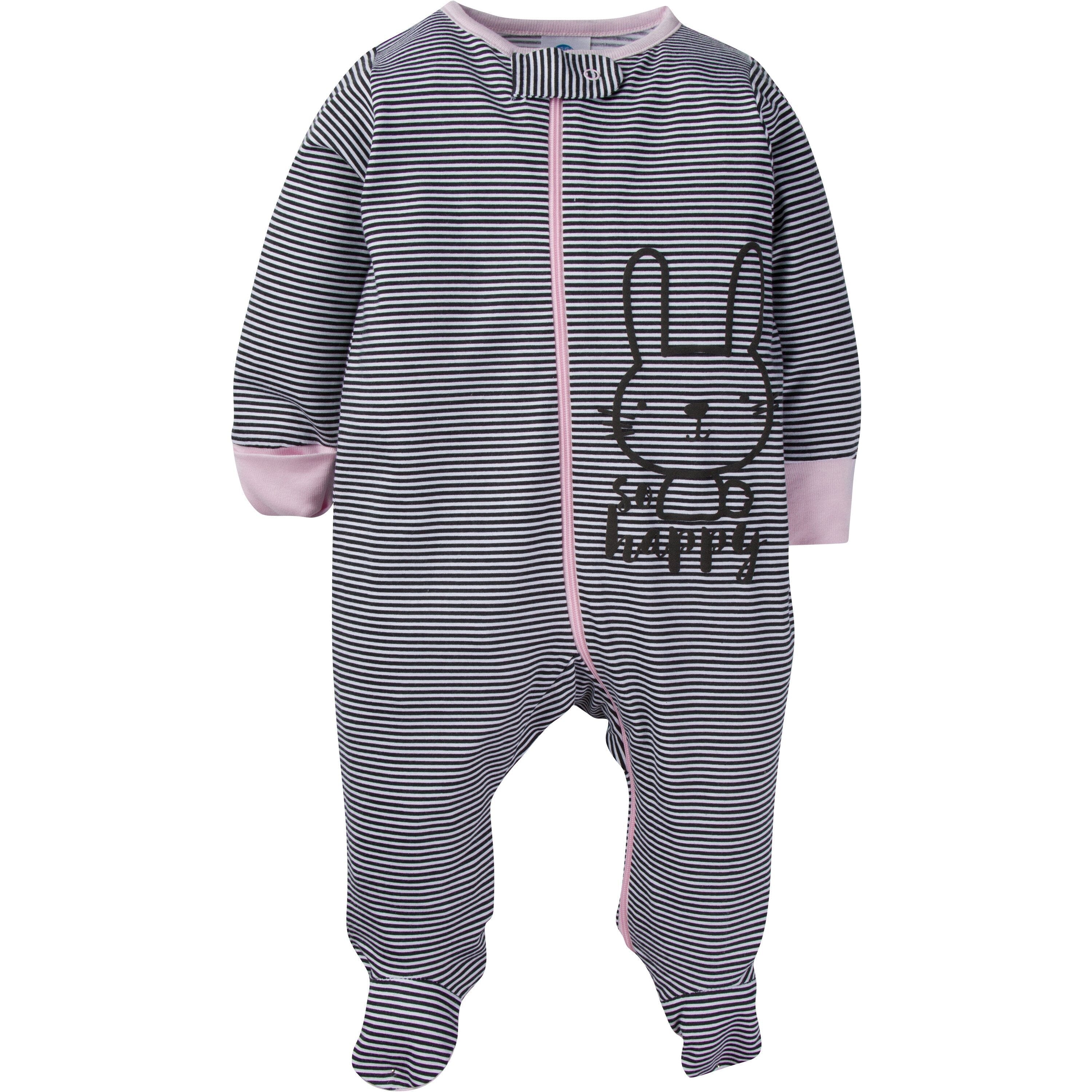 4-Pack Baby Girls Pink Bunny Sleep 'N Plays