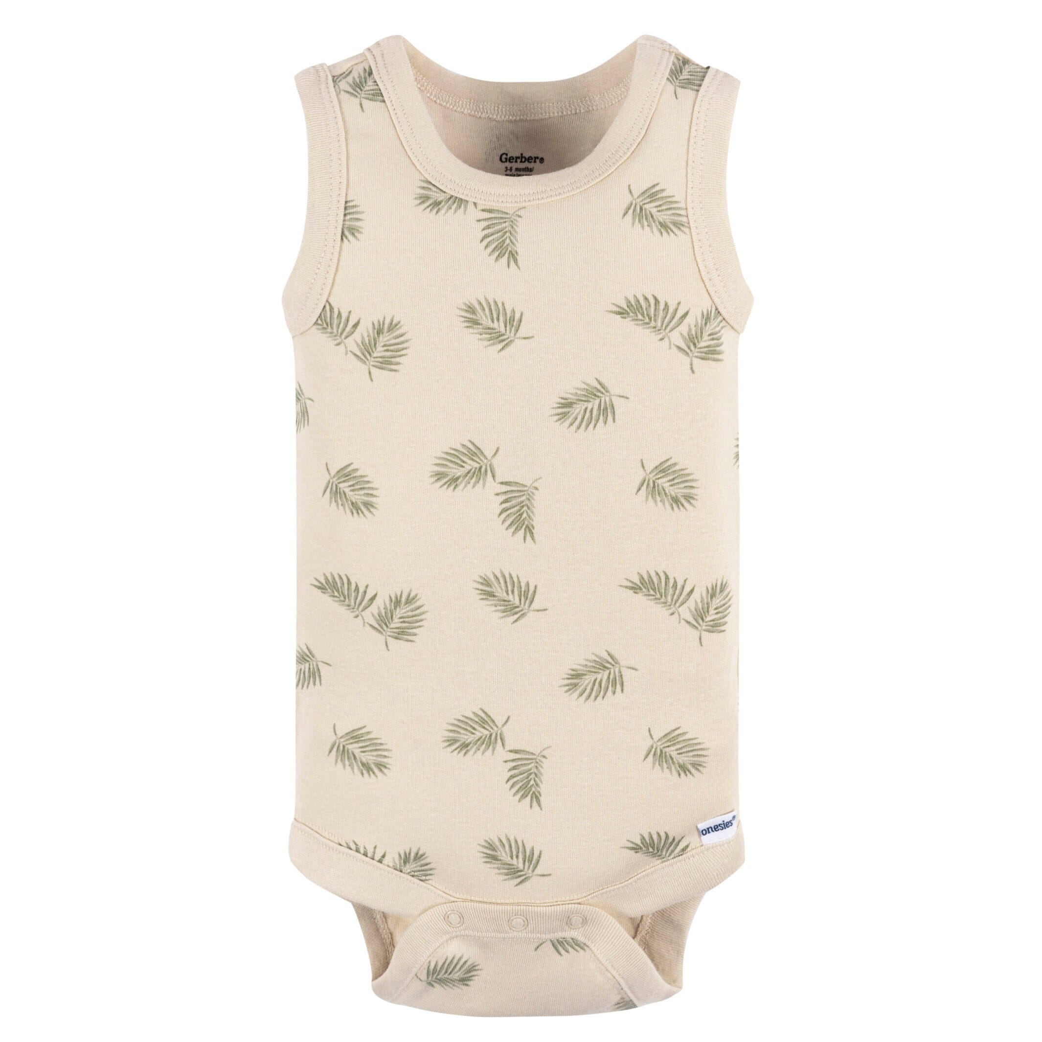 4-Pack Baby Boys Sea Turtles Sleeveless Onesies Bodysuits