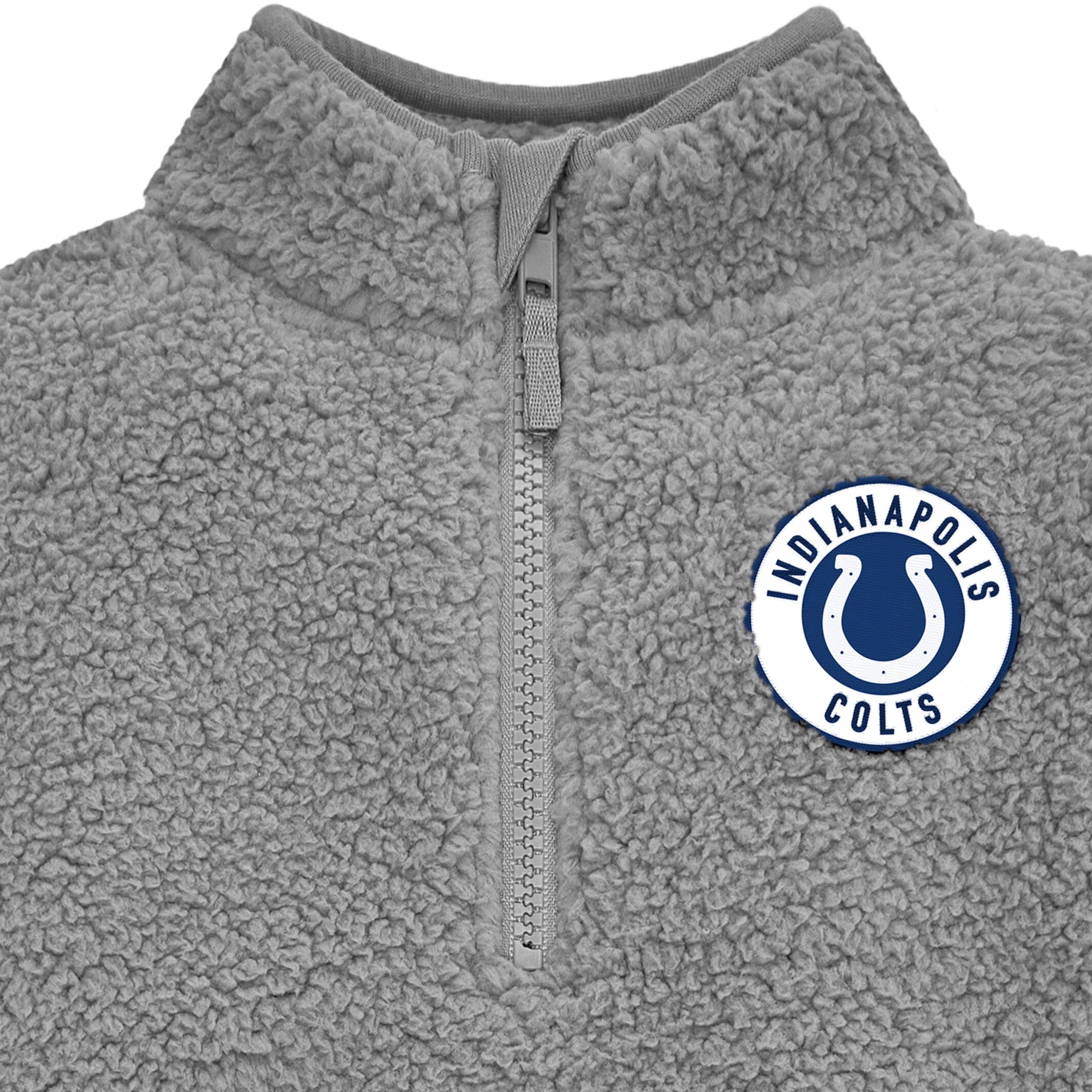 Infant & Toddler Indianapolis Colts 1/4 Zip Sherpa Top