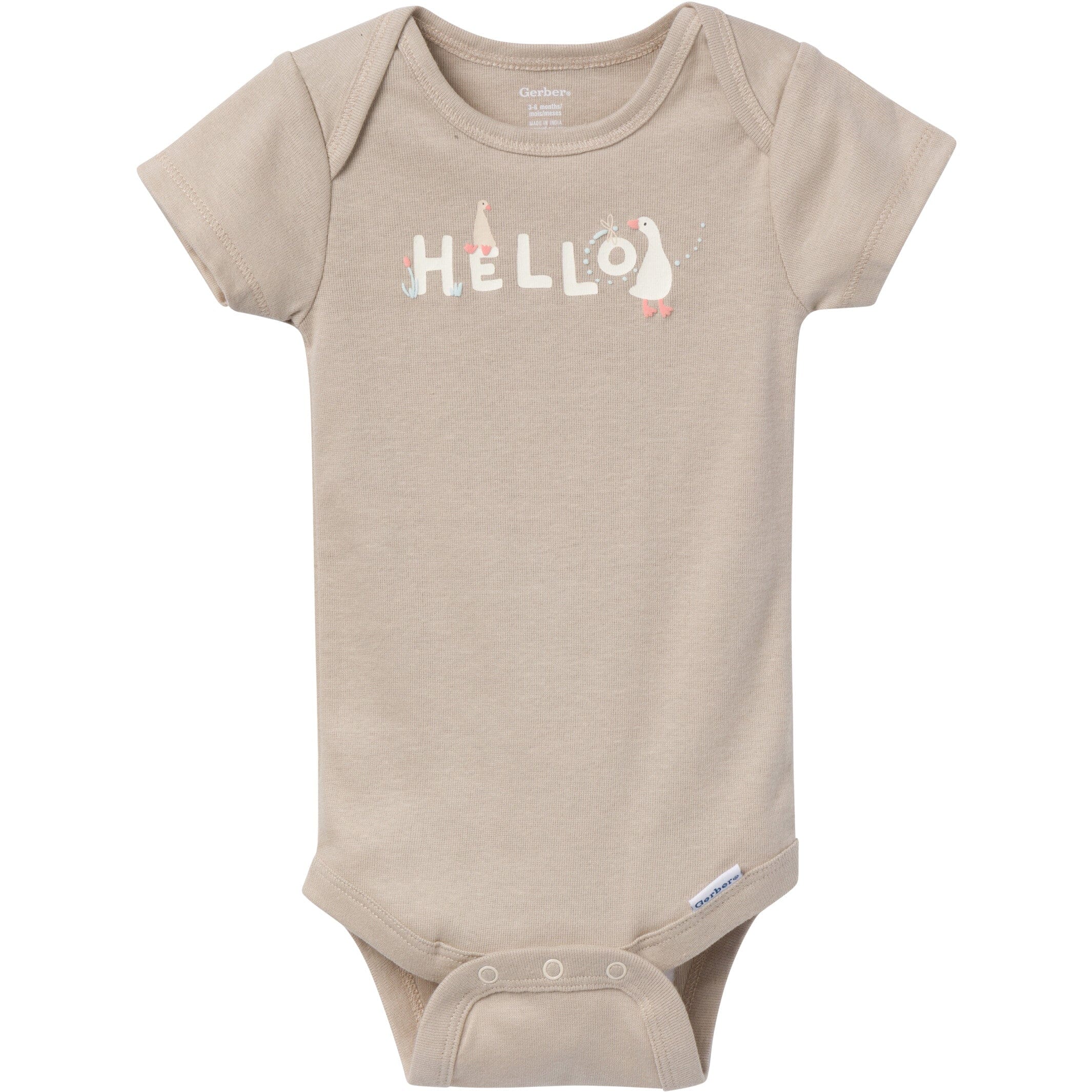 3-Pack Baby Neutral Goose Pond Onesies Bodysuits