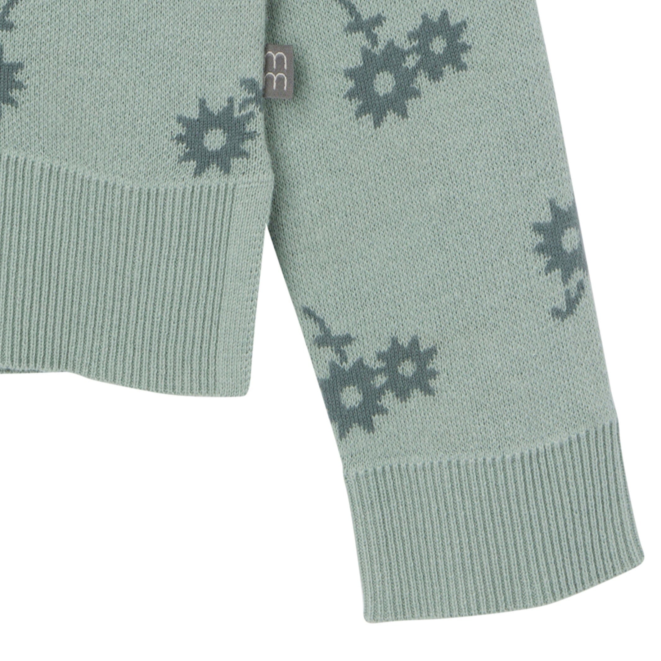 2-Piece Infant & Toddler Girls Medium Sky Daisies Jacquard Sweater Set