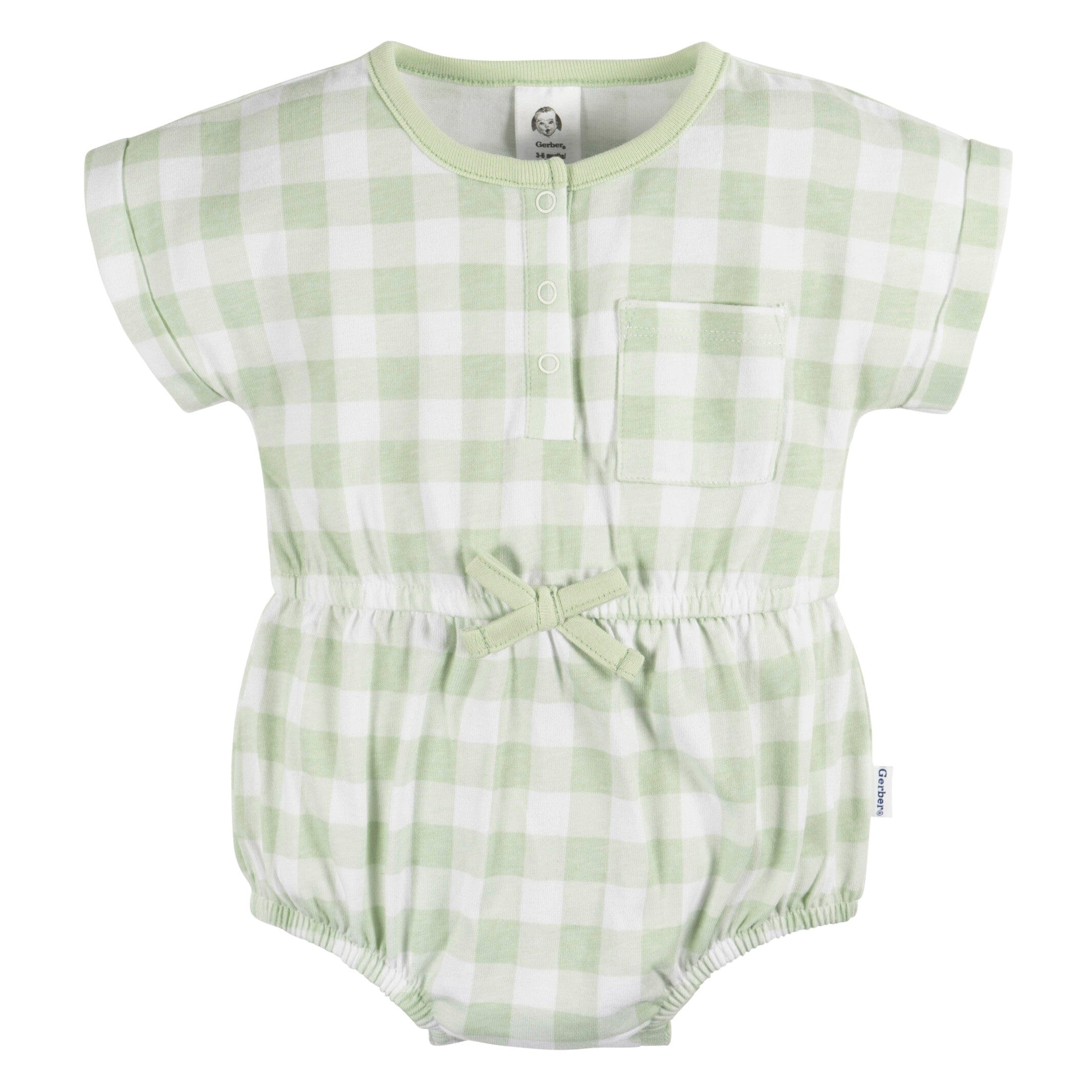 2-Pack Baby Girls Fruit Rompers