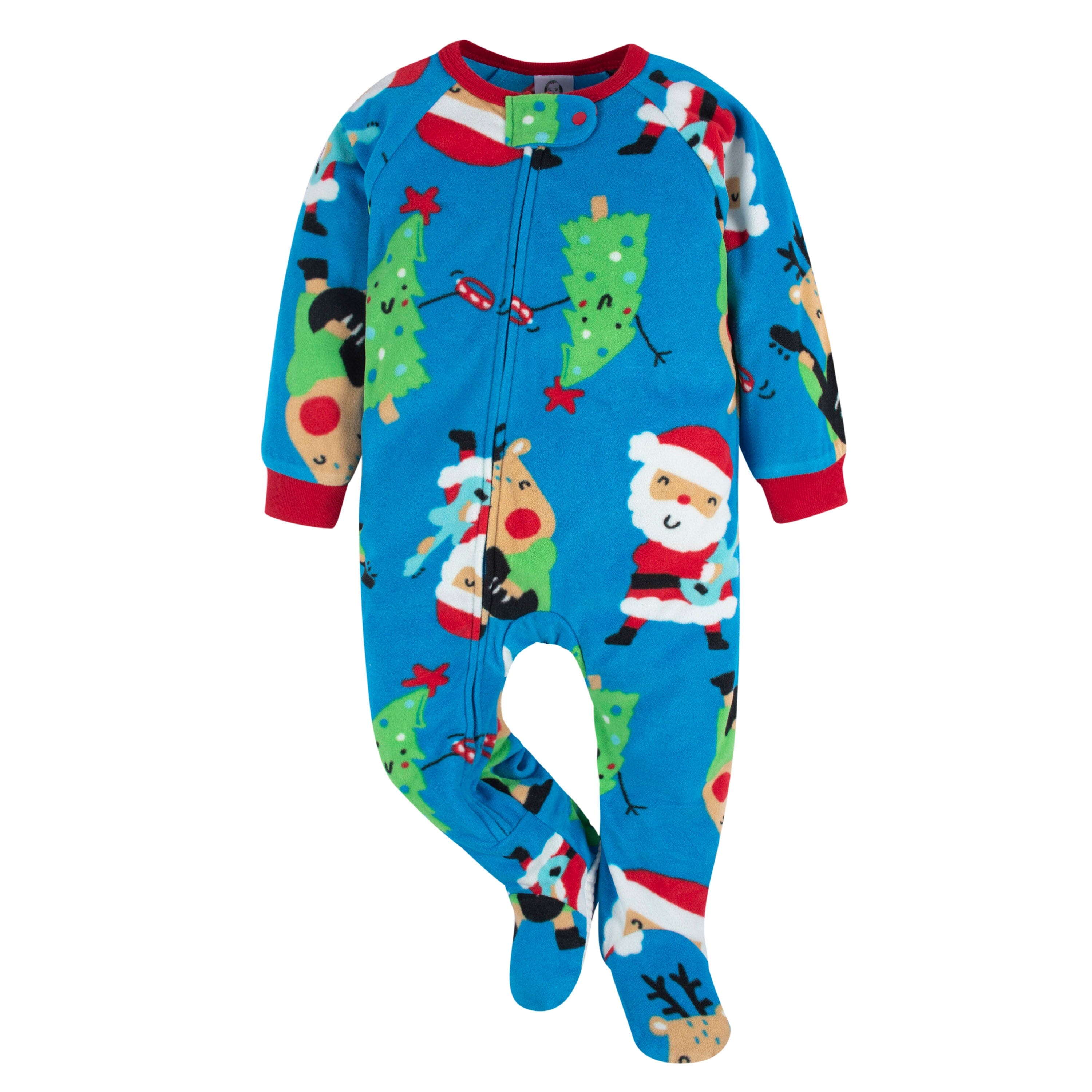 Baby & Toddler Neutral Santa Fleece Pajamas