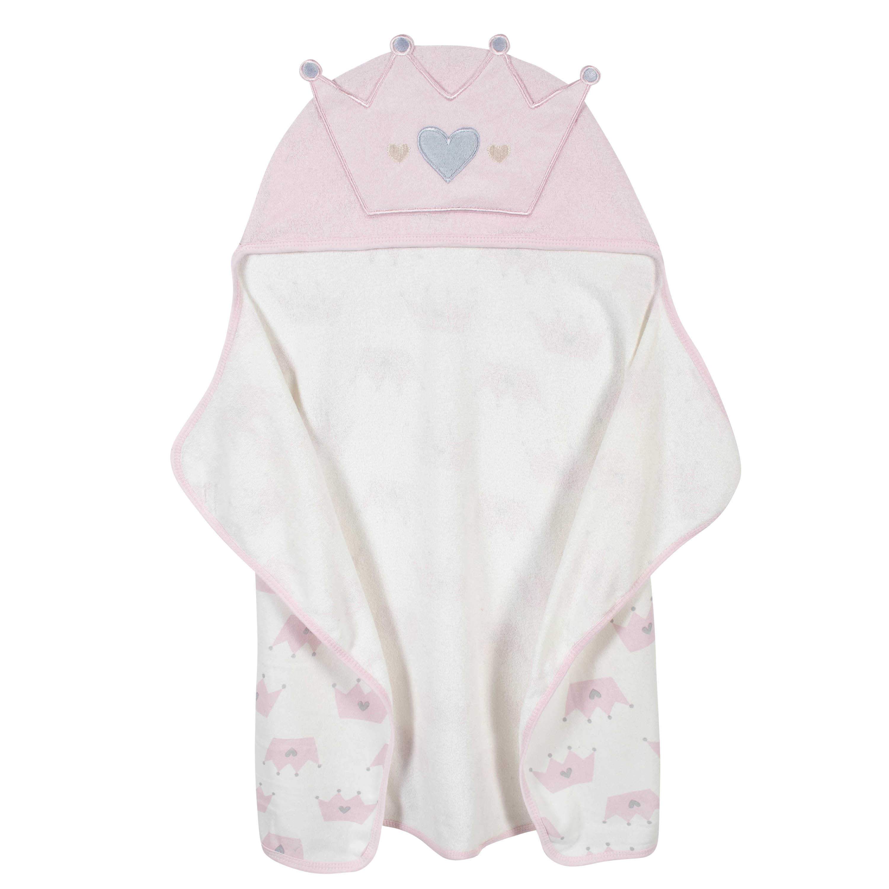 Baby Girls Princess Hooded Bath Wrap