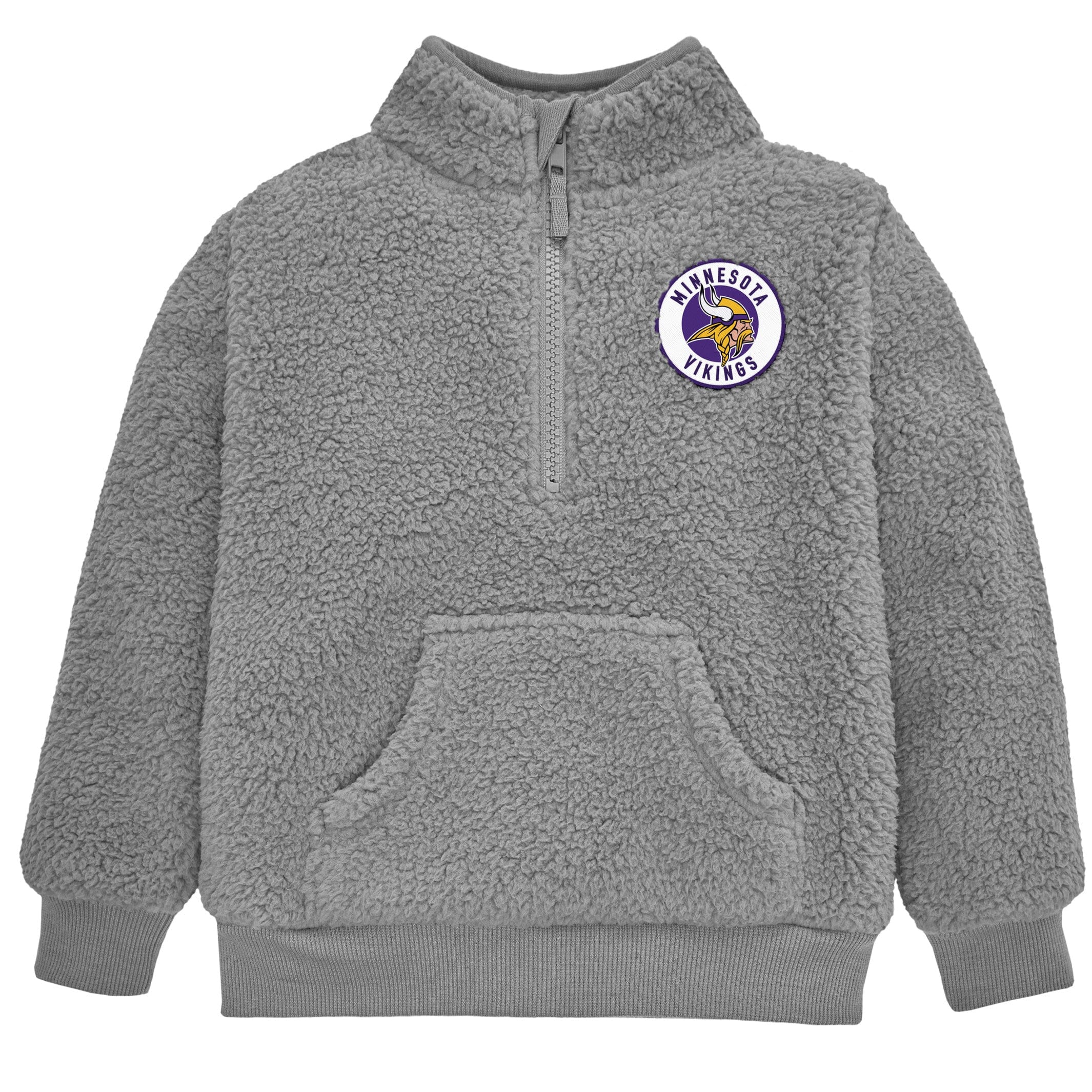 Infant & Toddler Minnesota Vikings 1/4 Zip Sherpa Top