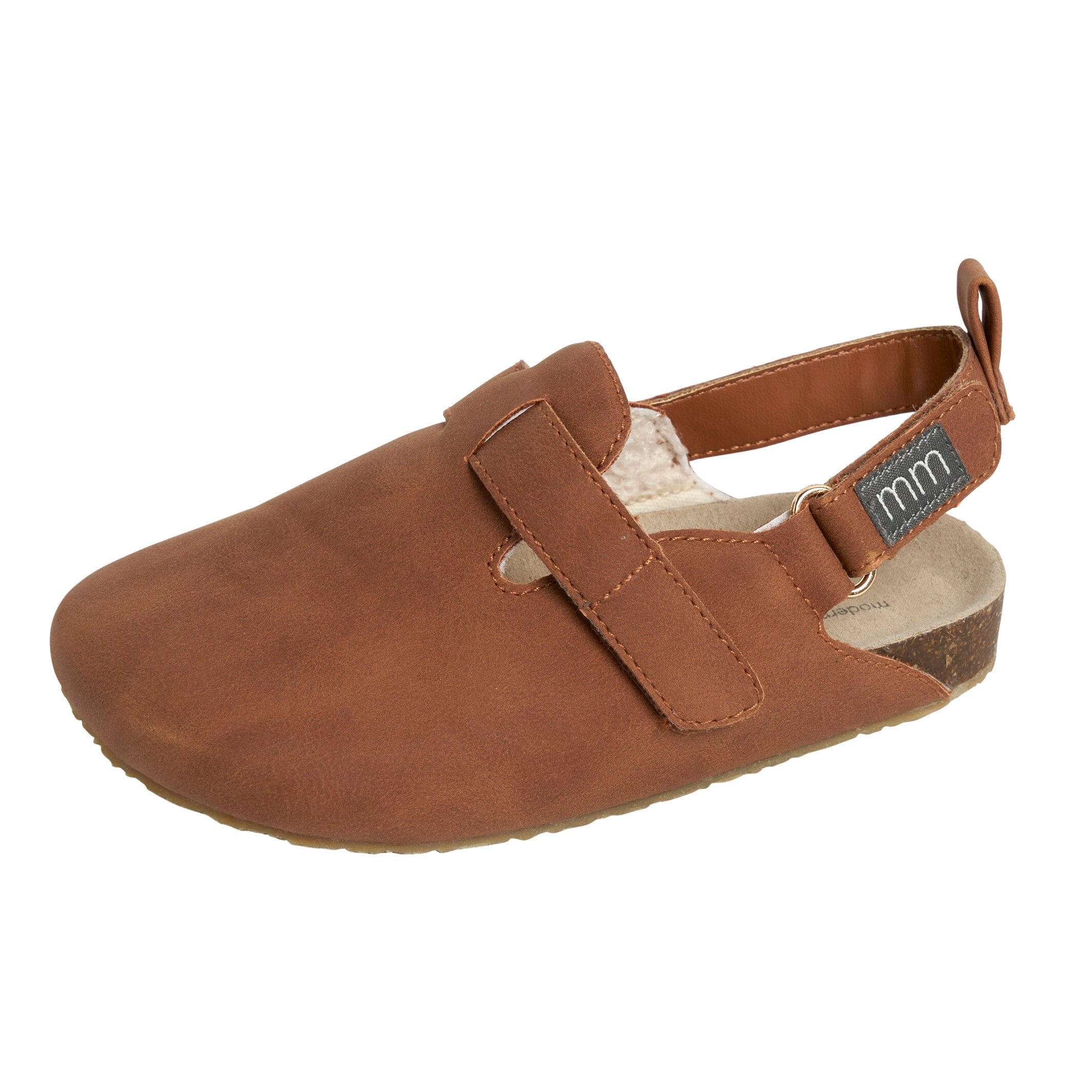 Infant & Toddler Neutral Medium Brown Clog With Strap