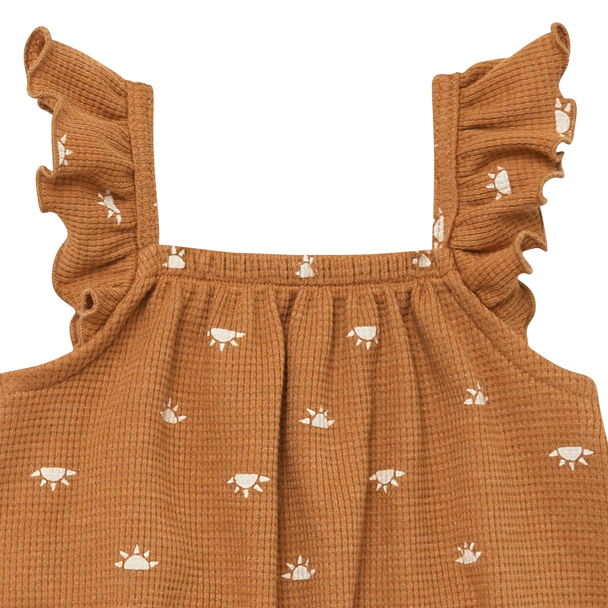 Baby Girls Medium Brown Sun Bubble Romper