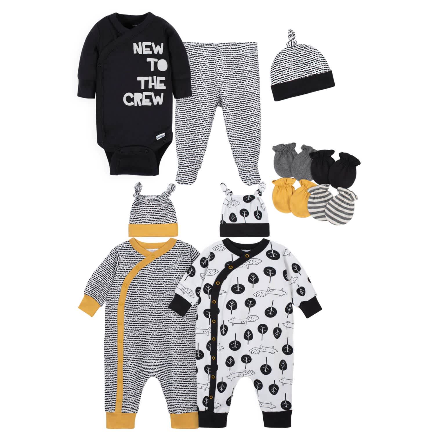 Gerber 11-Piece Baby Boys' Nature Gift Set