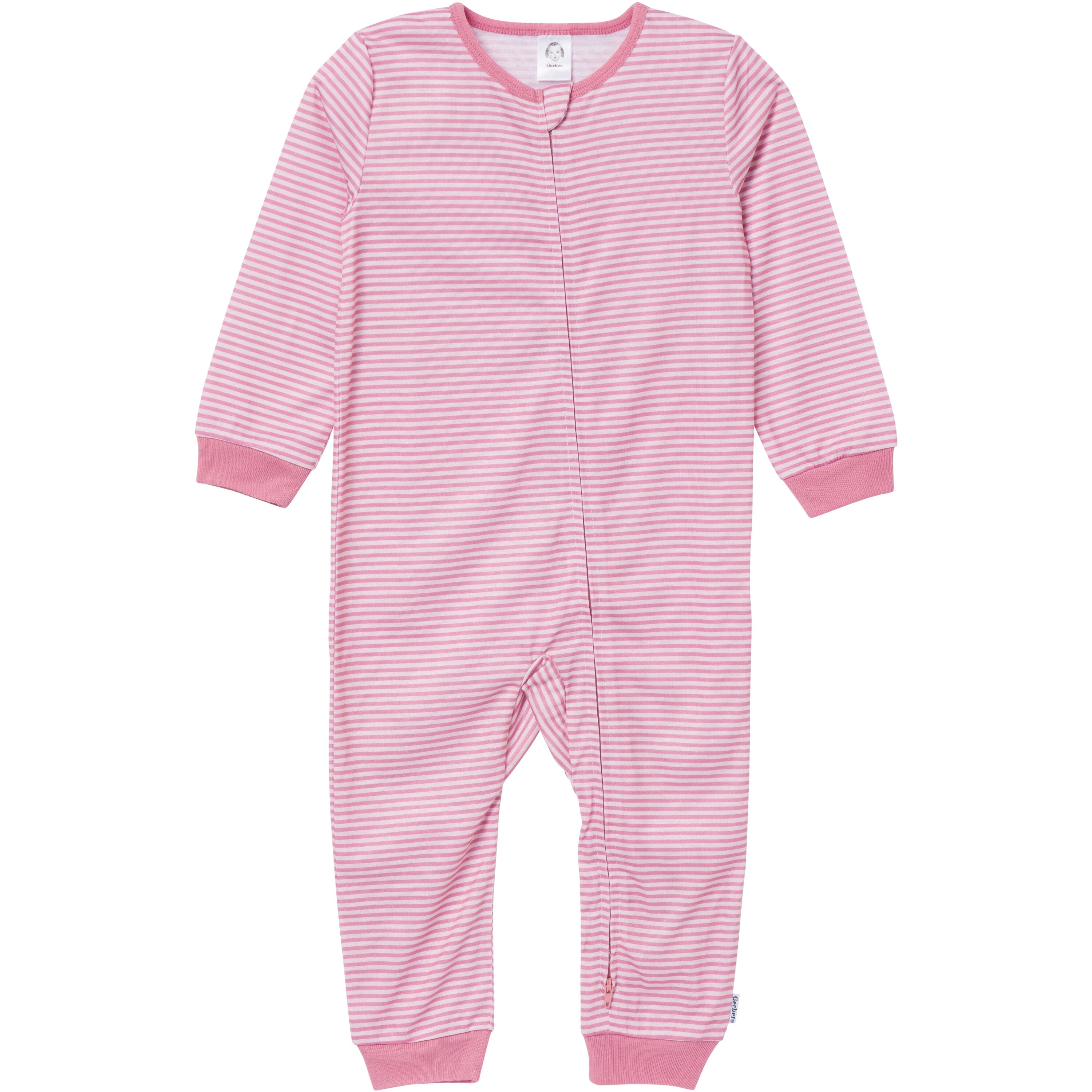 3-Pack Infant & Toddler Girls Fruits Footless Pajamas