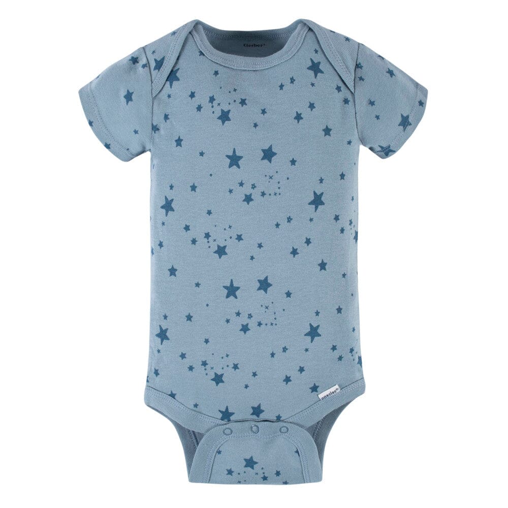 5-Pack Baby Boys Space Short Sleeve Onesies Bodysuits