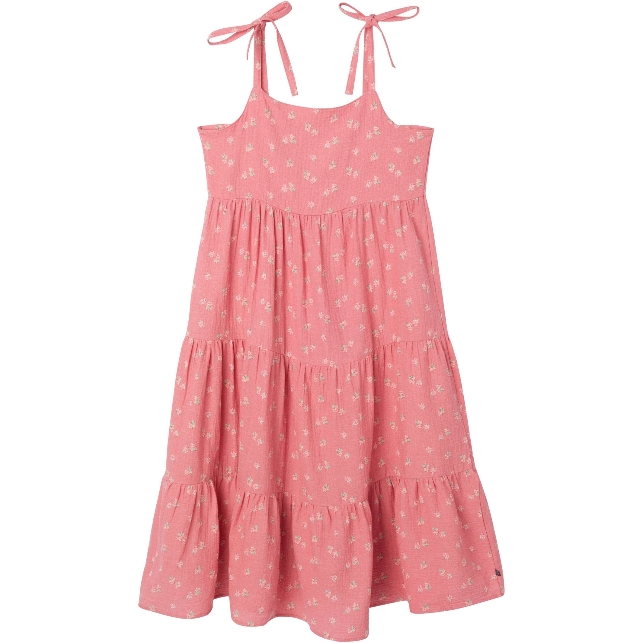 Womens Pink Raspberries Gauze Dress