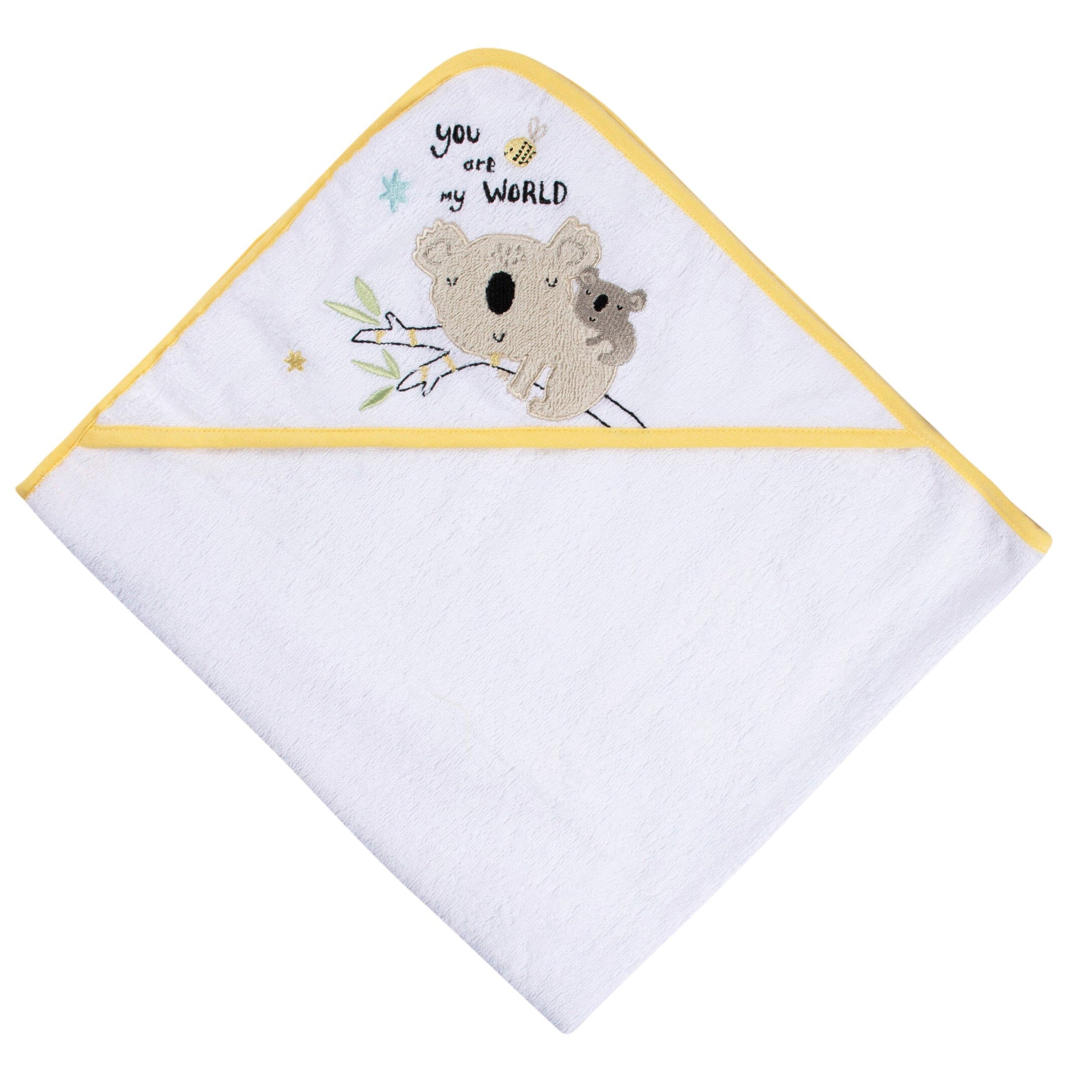 2-Pack Baby Neutral Little Animals Hooded Towel