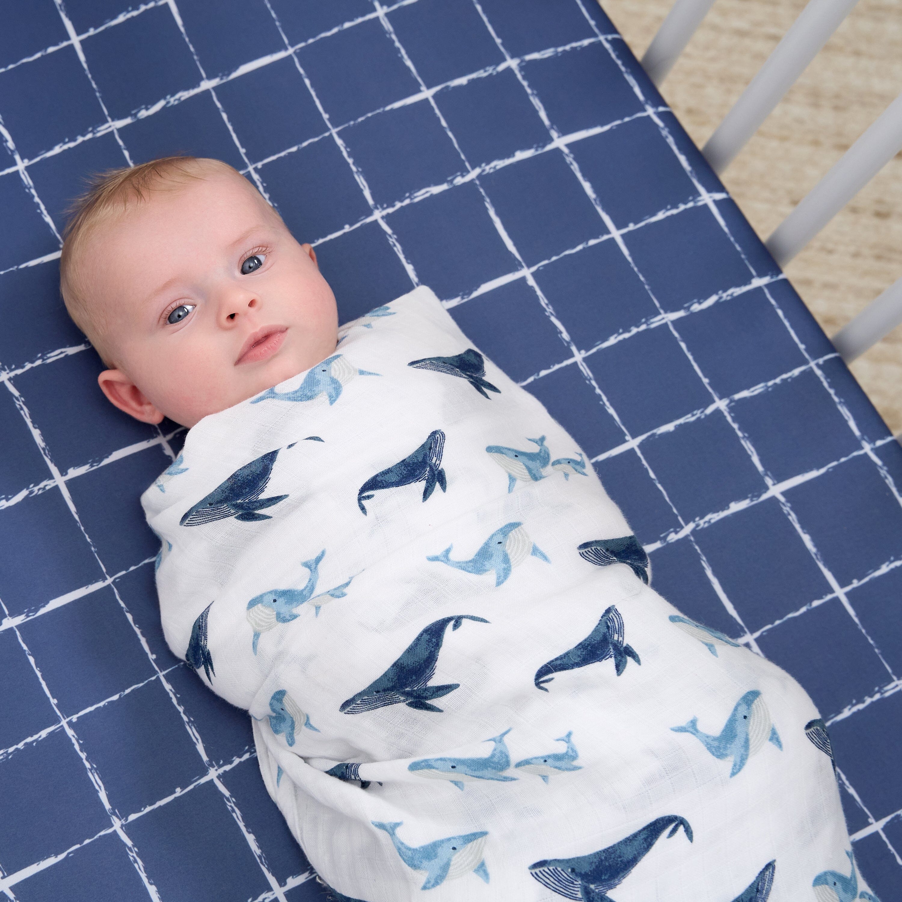 2-Pack Baby Boys Coastal Calm Muslin Blankets