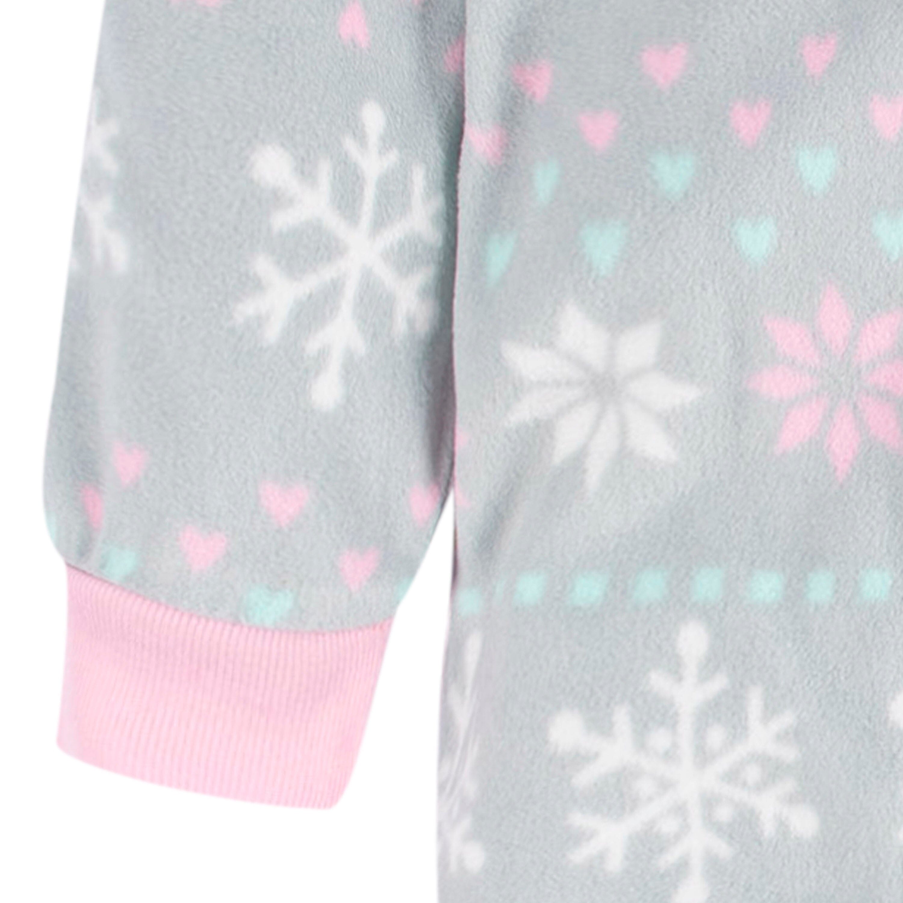 Baby & Toddler Girls Fair Isle Fleece Pajamas