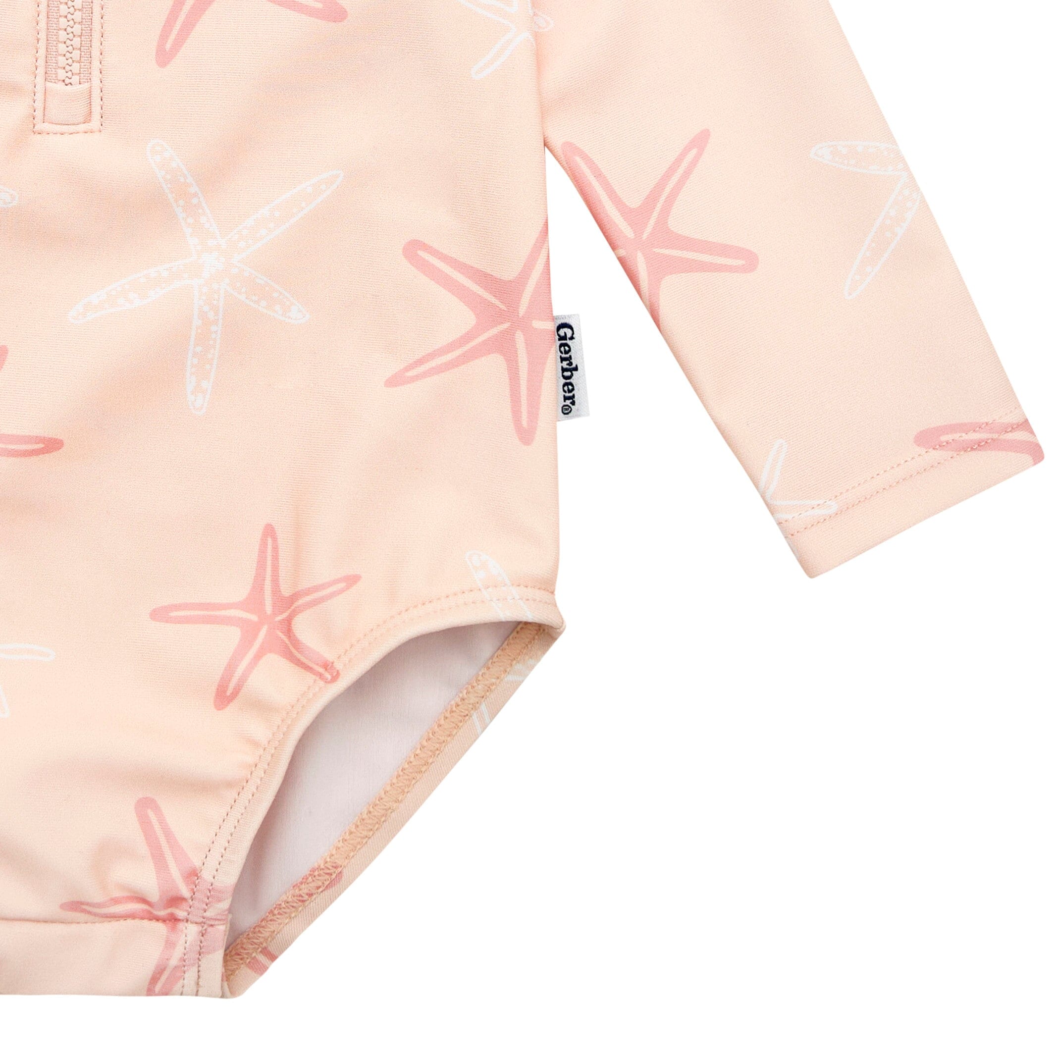 Baby Girls UPF 50+ Starfish Rash Guard