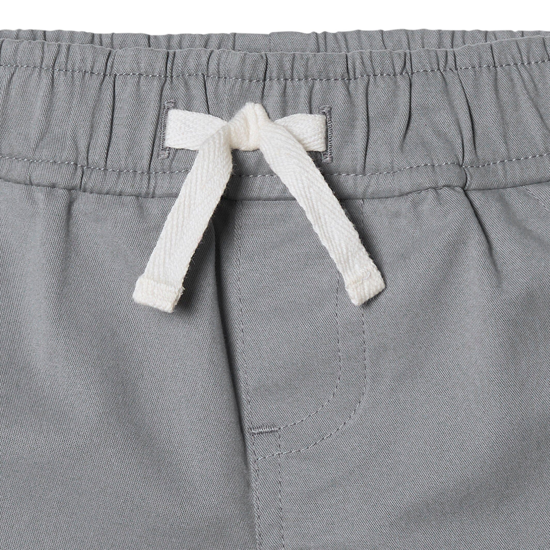 2-Pack Baby & Toddler Boys Grey and Blue Twill Shorts