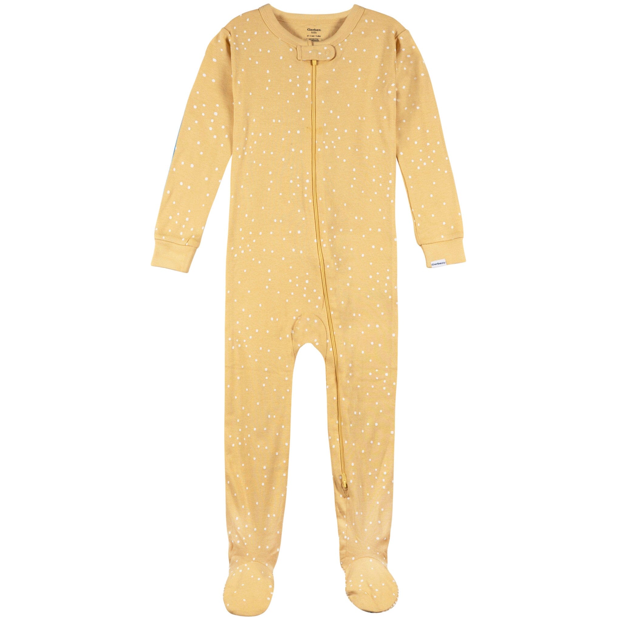 4-Pack Baby & Toddler Neutral Safari Snug Fit Footed Pajamas