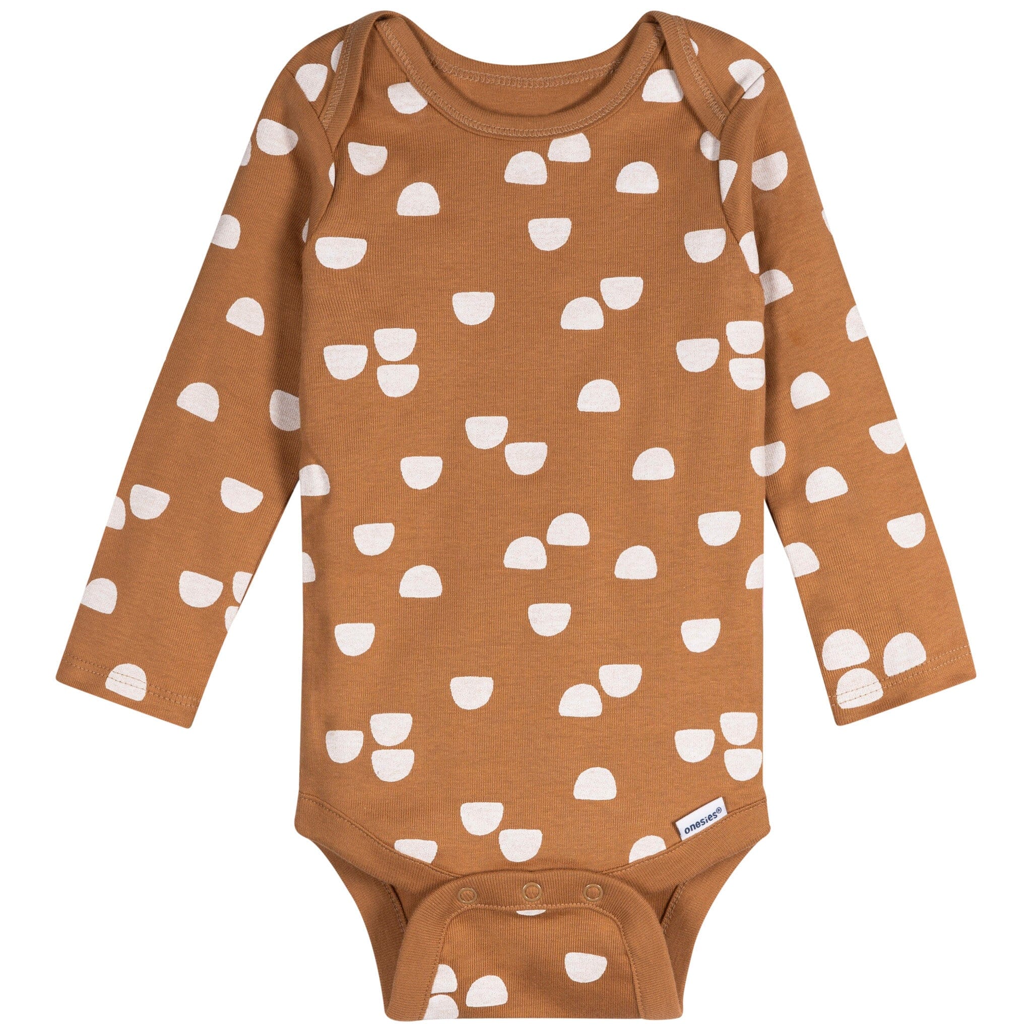 6-Pack Baby Boys Food Long Sleeve Onesies Bodysuits