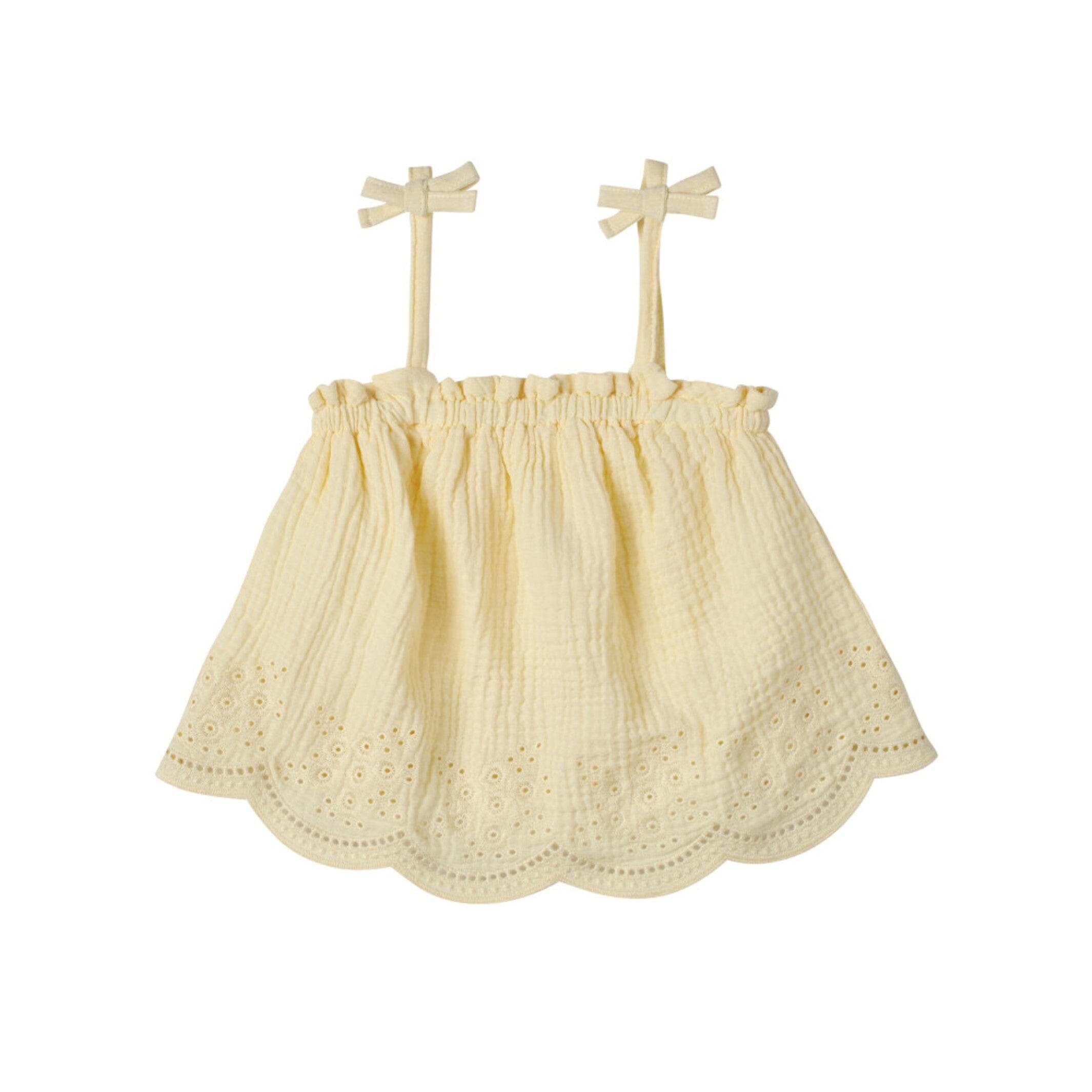 2-Piece Infant & Toddler Girls Yellow Top & Short Set