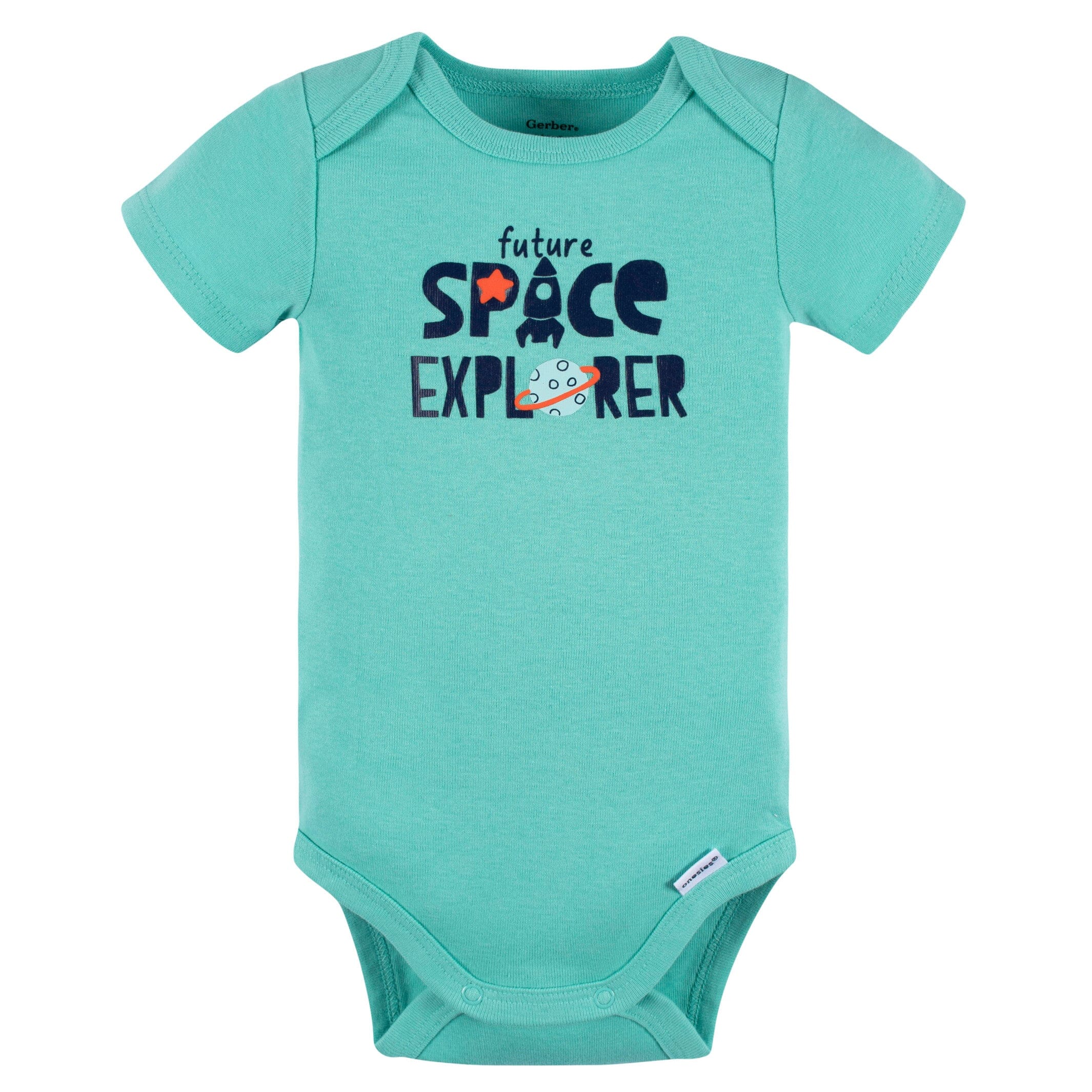 4-Piece Baby Boys Future Space Explorer Onesies Bodysuit, Tee, Shorts & Pant Set