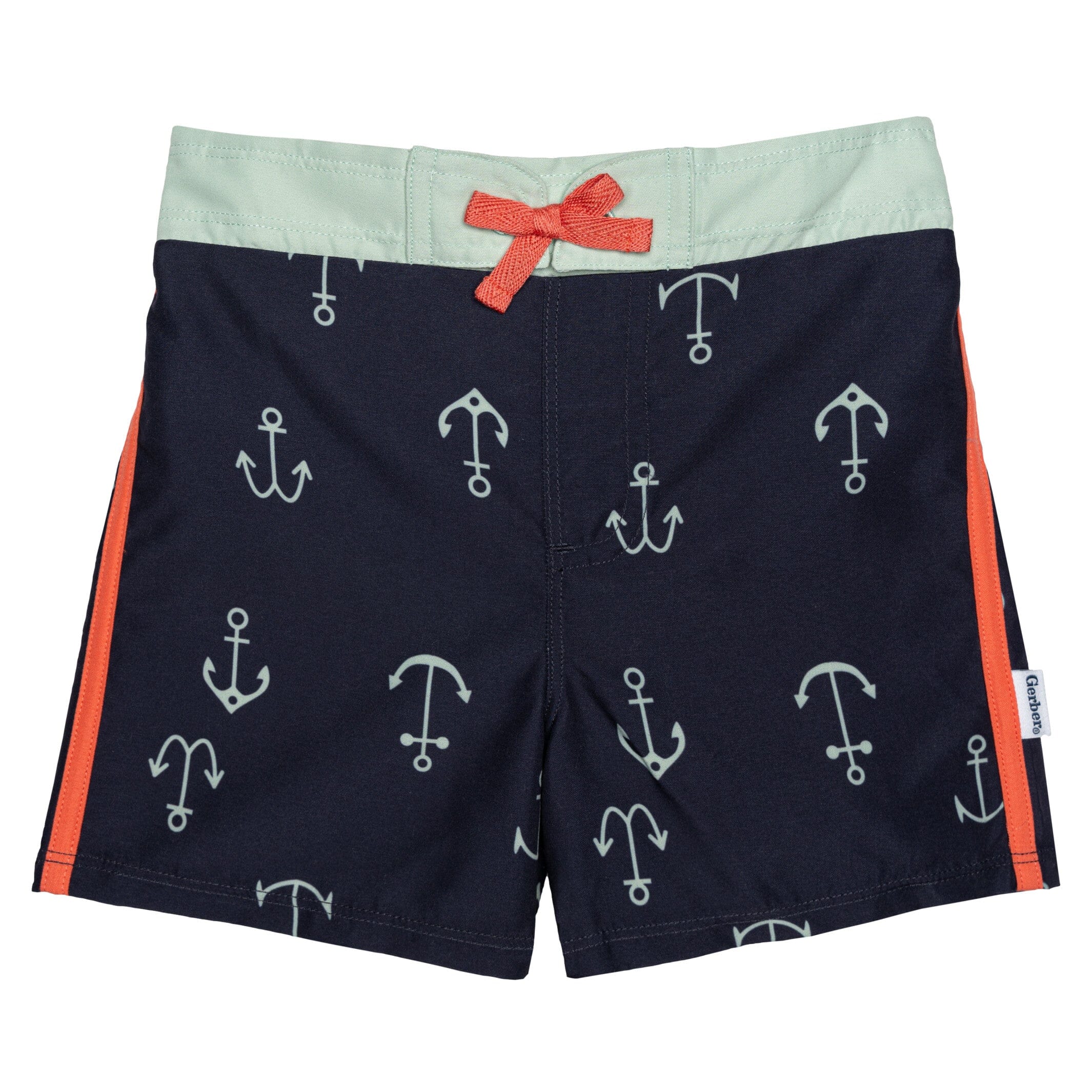 2-Piece Baby & Toddler Boys UPF 50+ Anchors Rash Guard & Swim Trunks Set