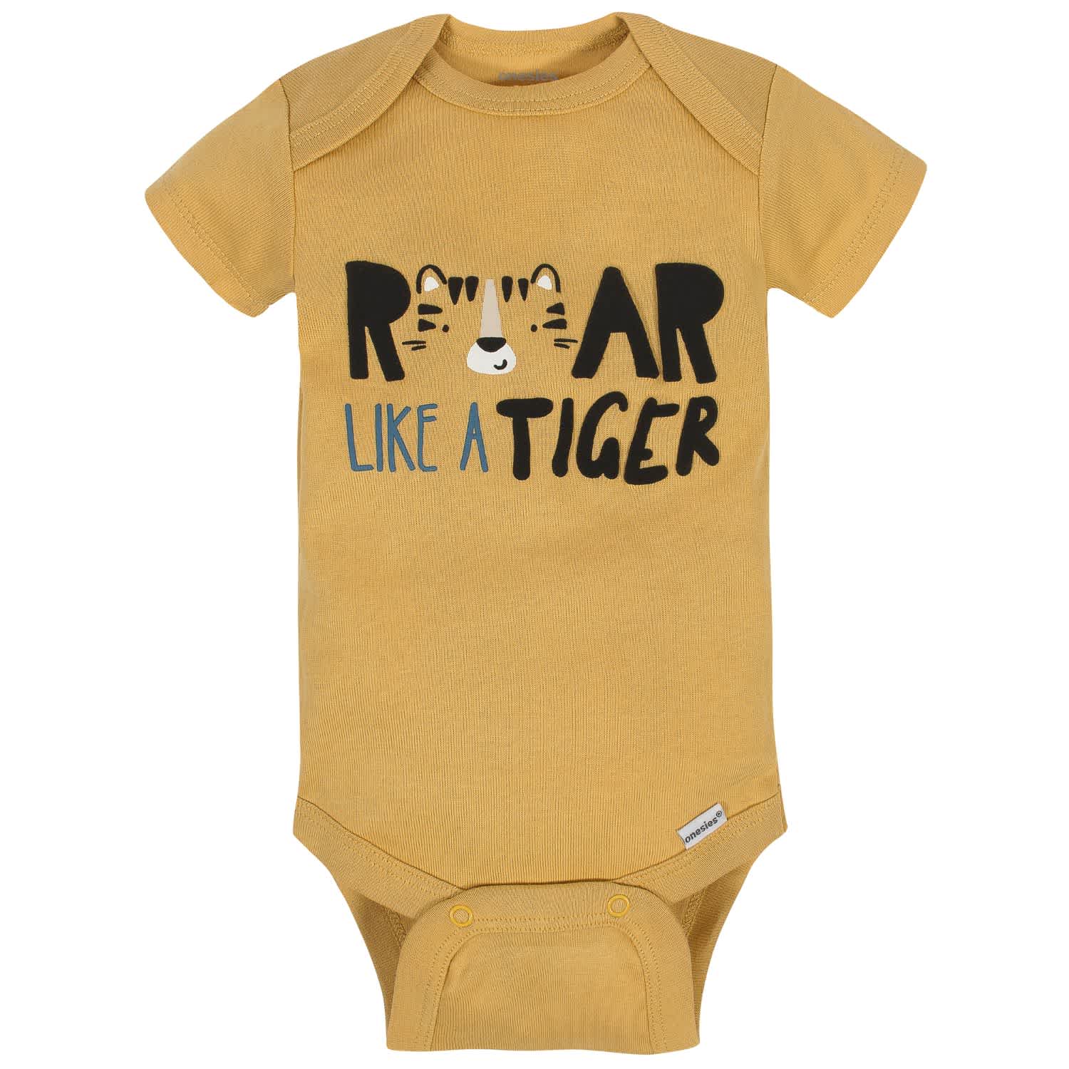 8-Pack Baby Boys Tiger Onesies Brand Bodysuits